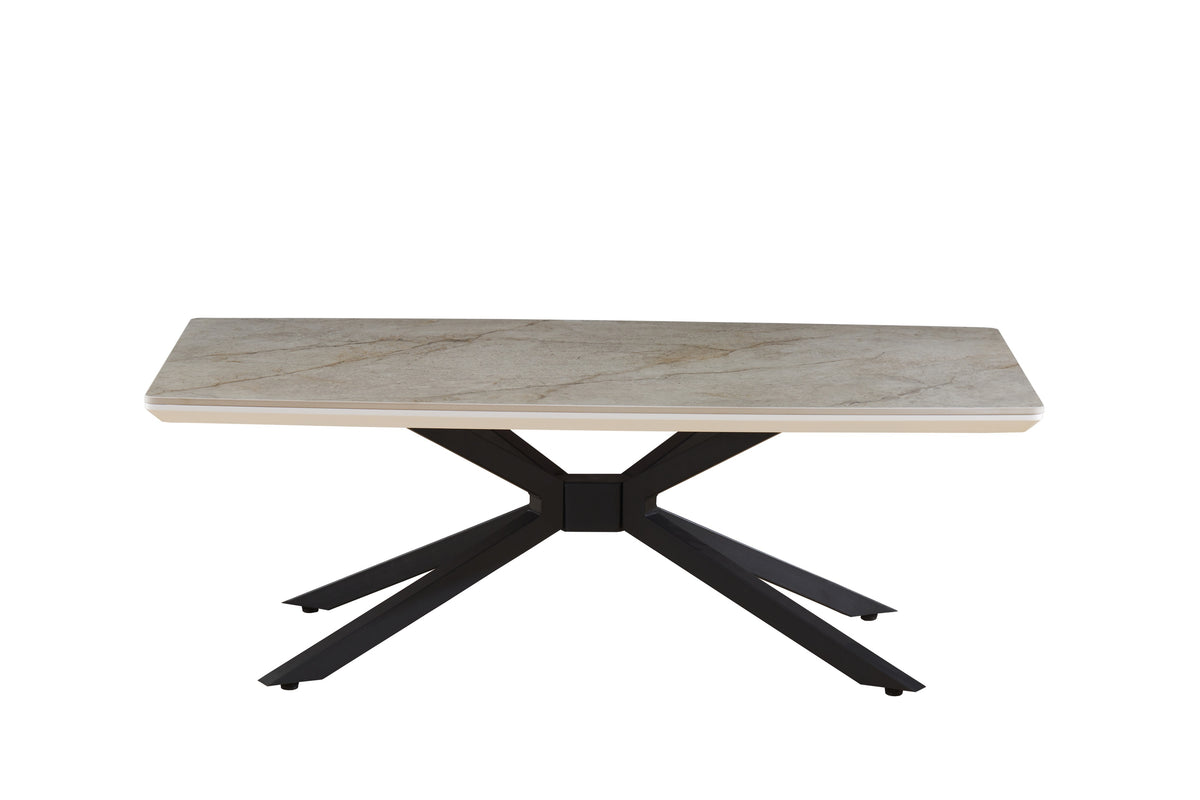 Keramische tafels salontafel – Shakespeare – 130 cm – vooraanzicht