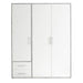 Kleerkast Balencia 3-deurs - wit beton - Kast - Meubelen Robbrecht