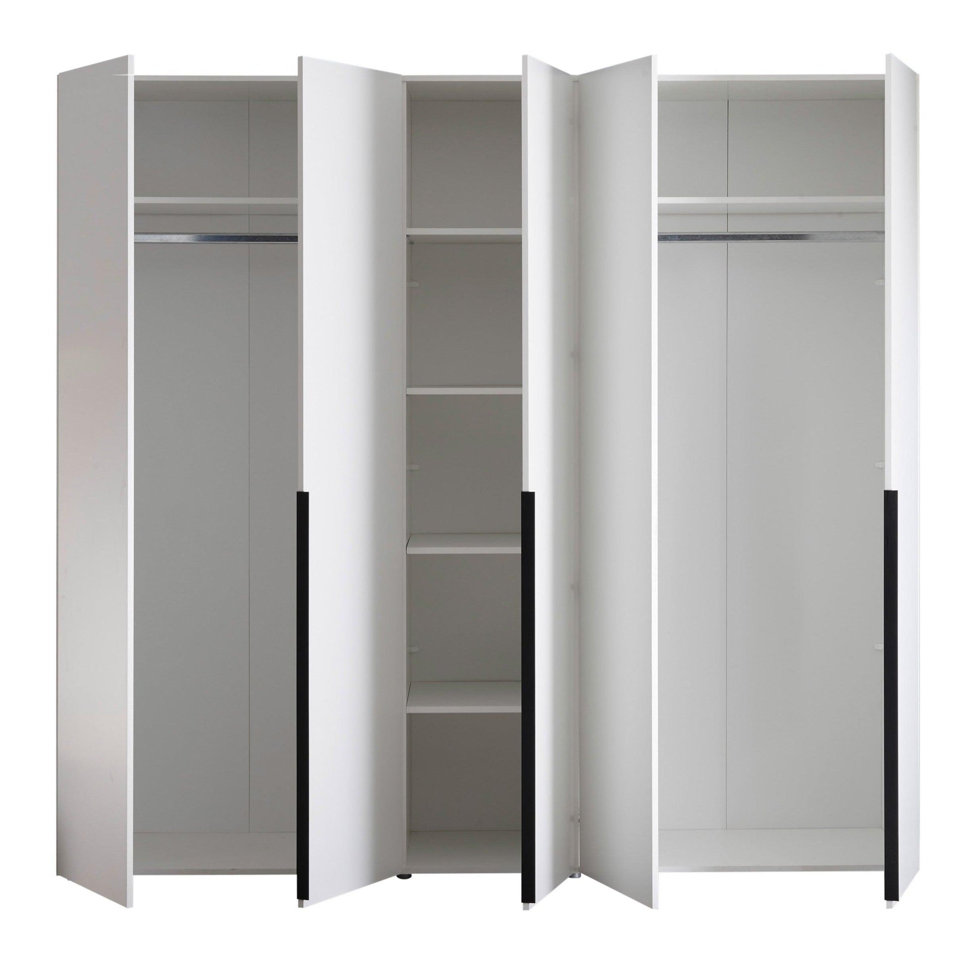 Kleerkast Mario - 5-deurs draaideurkast - Kast - Meubelen Robbrecht