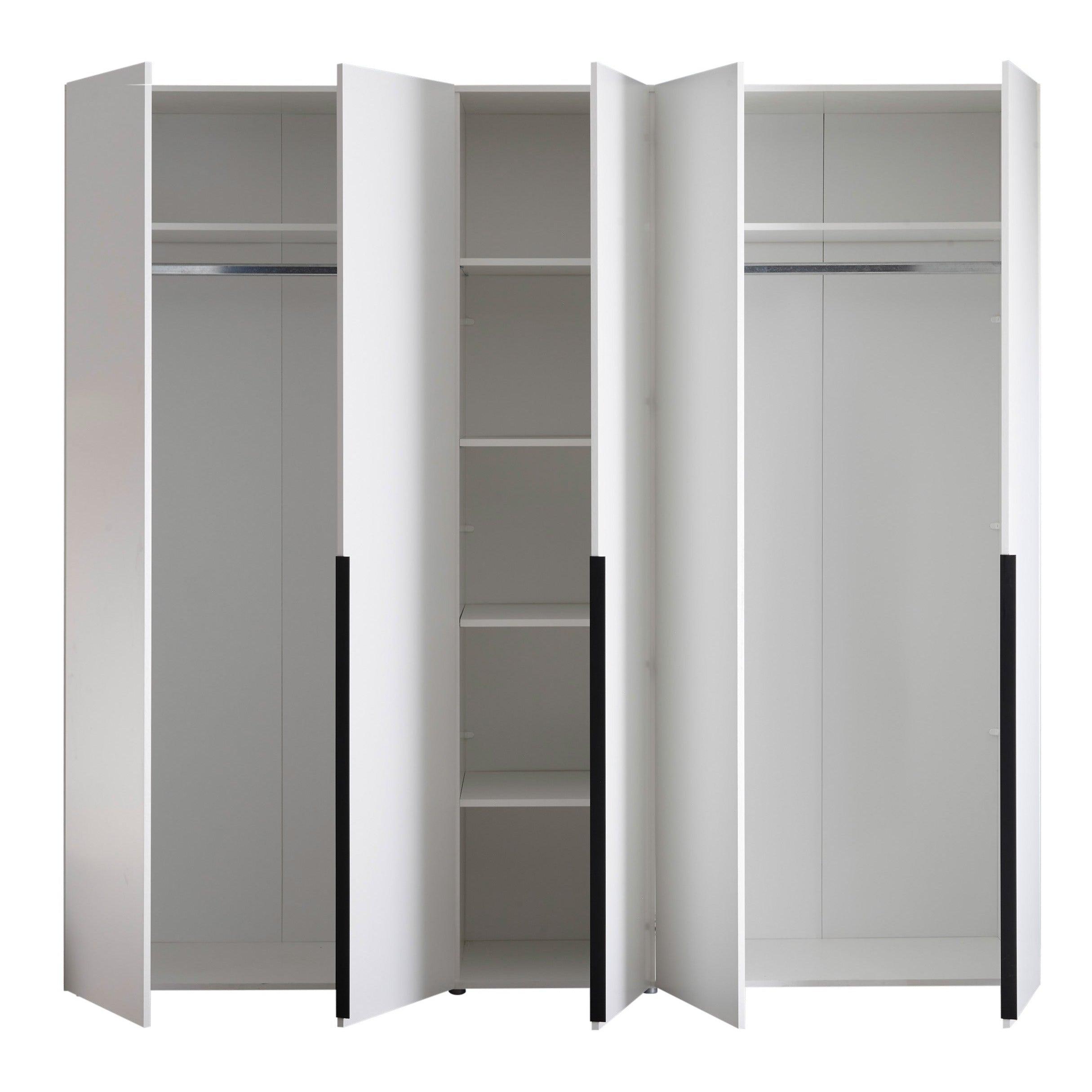 Kleerkast Mario - 5-deurs draaideurkast - Kast - Meubelen Robbrecht