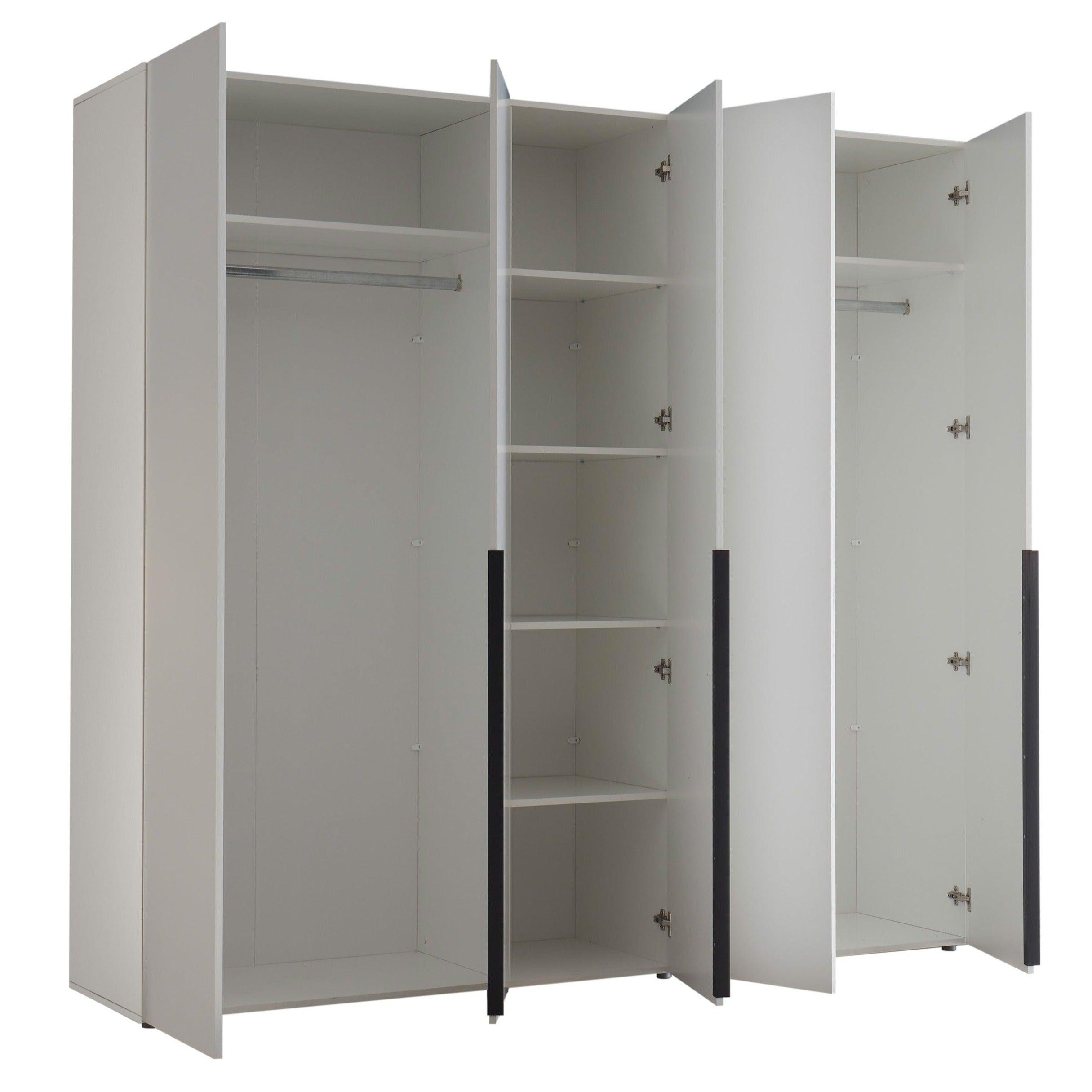 Kleerkast Mario - 5-deurs draaideurkast - Kast - Meubelen Robbrecht