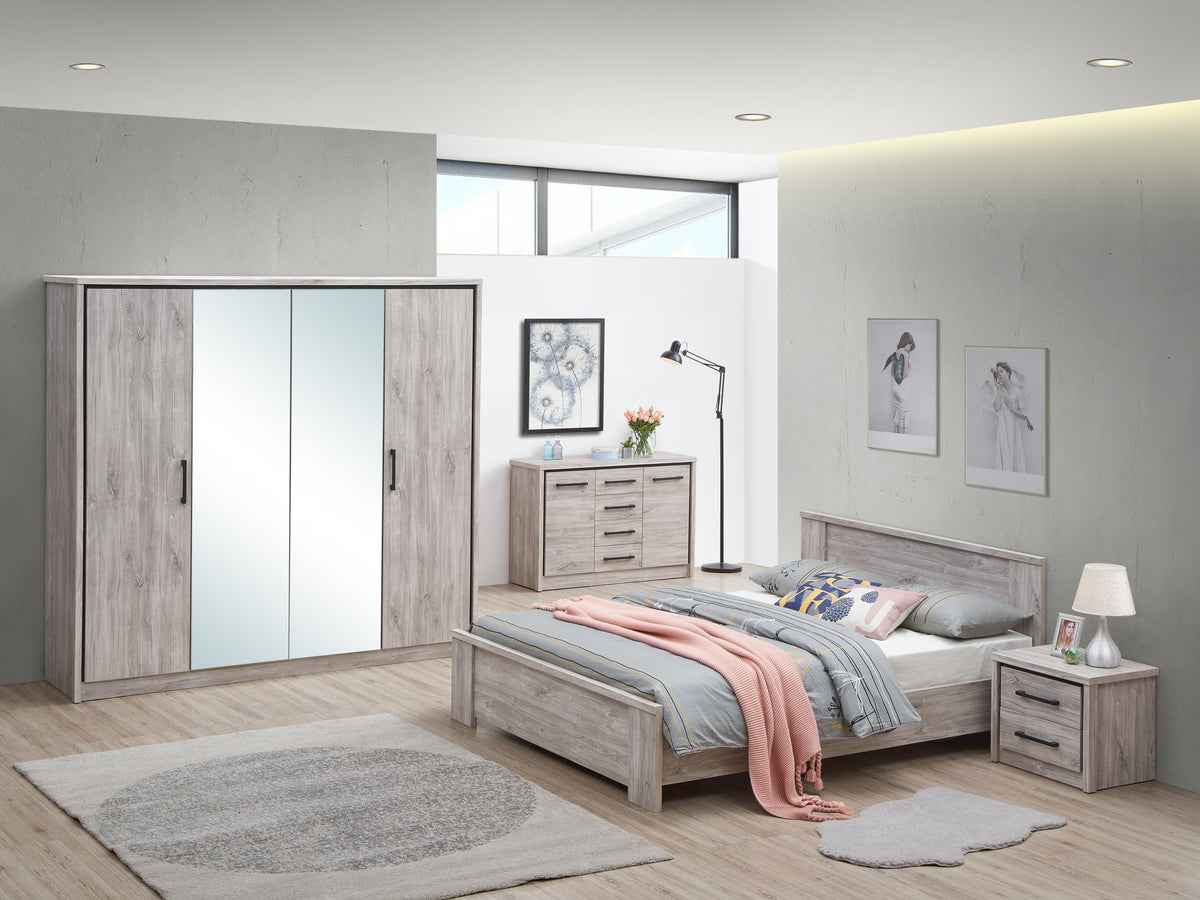 Legplankenset voor Andreas kleerkast – gecombineerd in een interieur