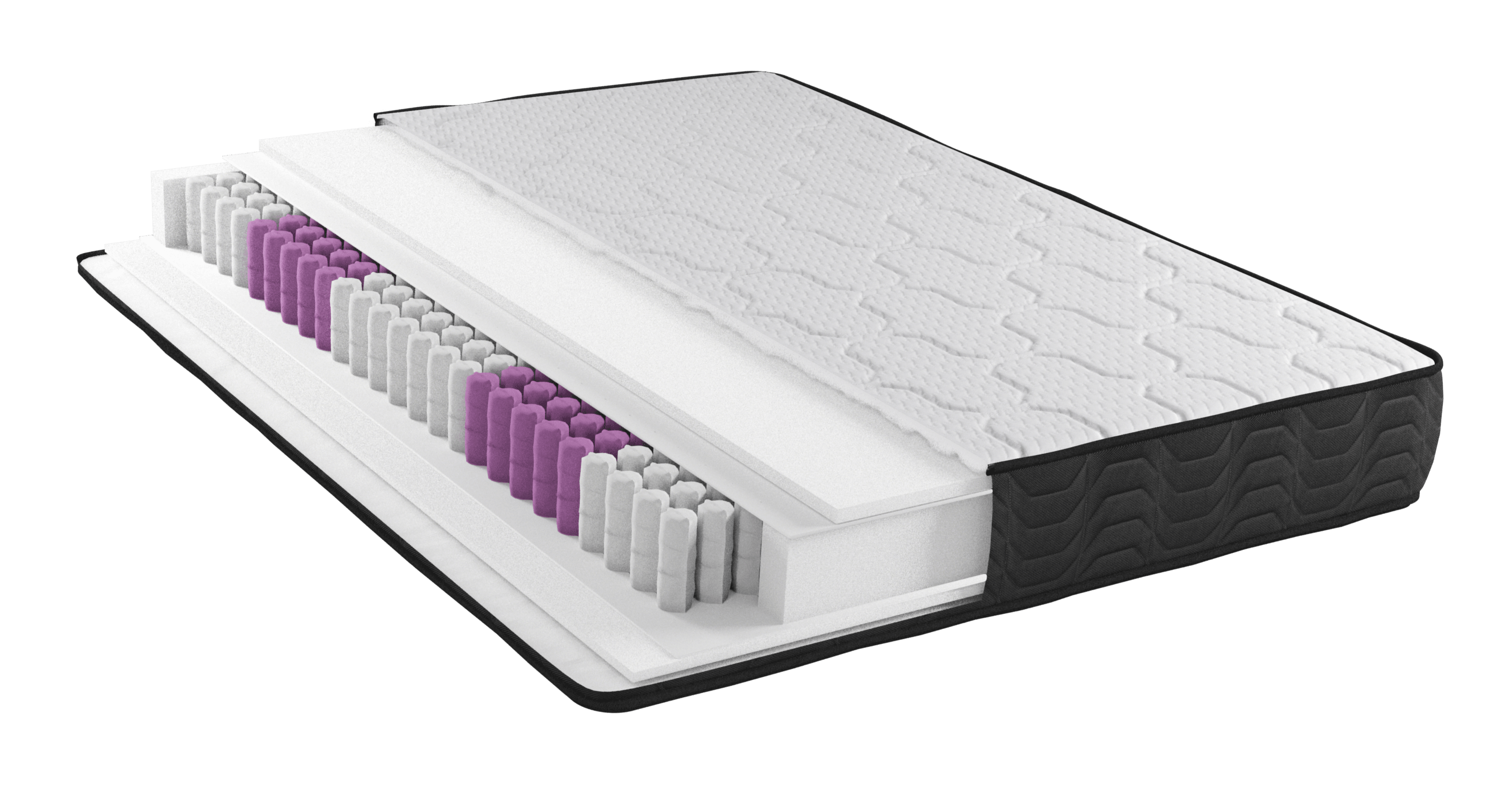 Matras Oscar - Luxe pocketveren - matras - Meubelen Robbrecht