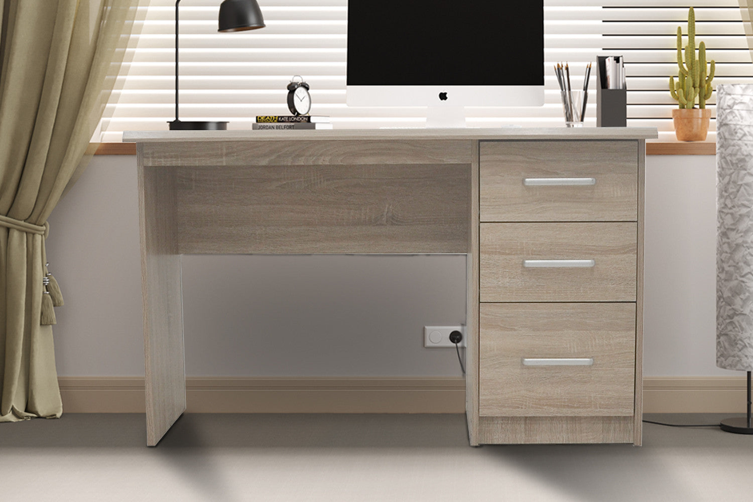 Bureau 'Mateo' 3 lades Sonoma – Rousseau 1280-2