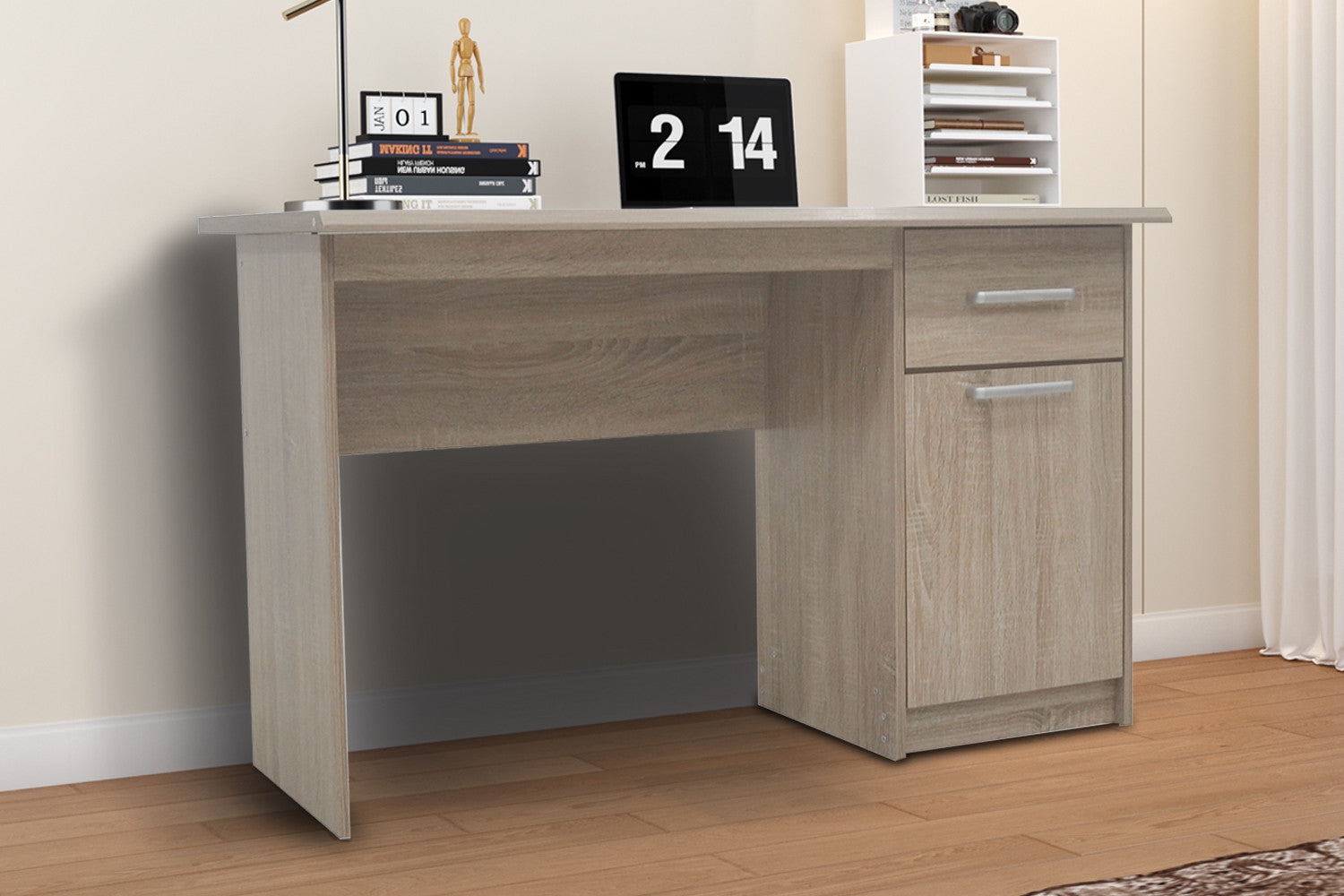 Bureau 'Milou' 1 lade 1 deur Sonoma – Rousseau 1285-2