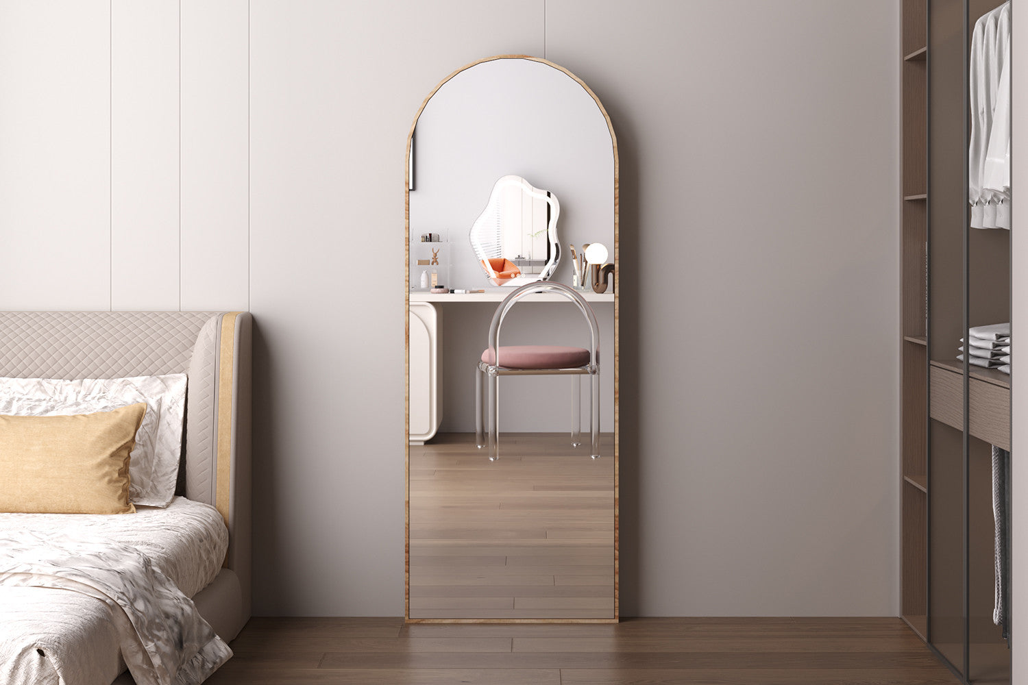 Spiegel Rosalie 160x60 Oude eik