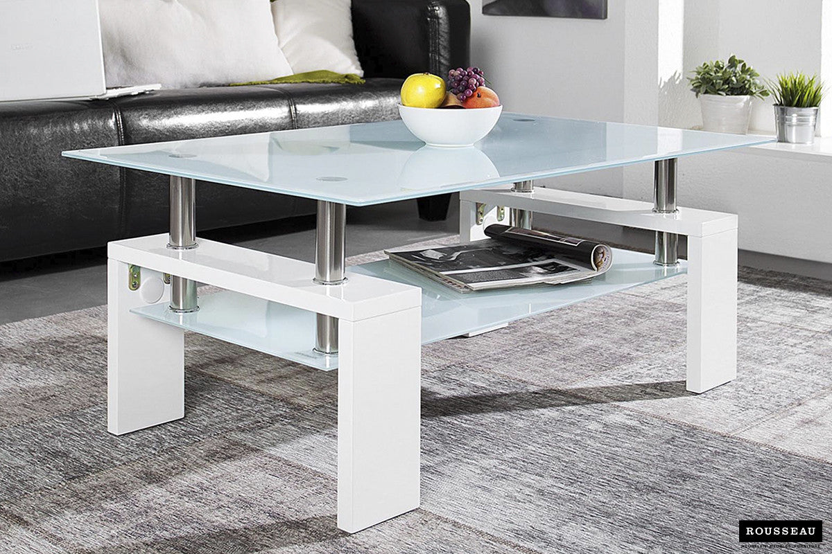 Salontafel 'Alana' Hoogglans wit – Rousseau 3000-1