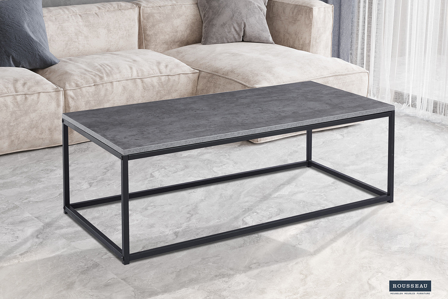 Salontafel Dallas Decor Steen Grijs