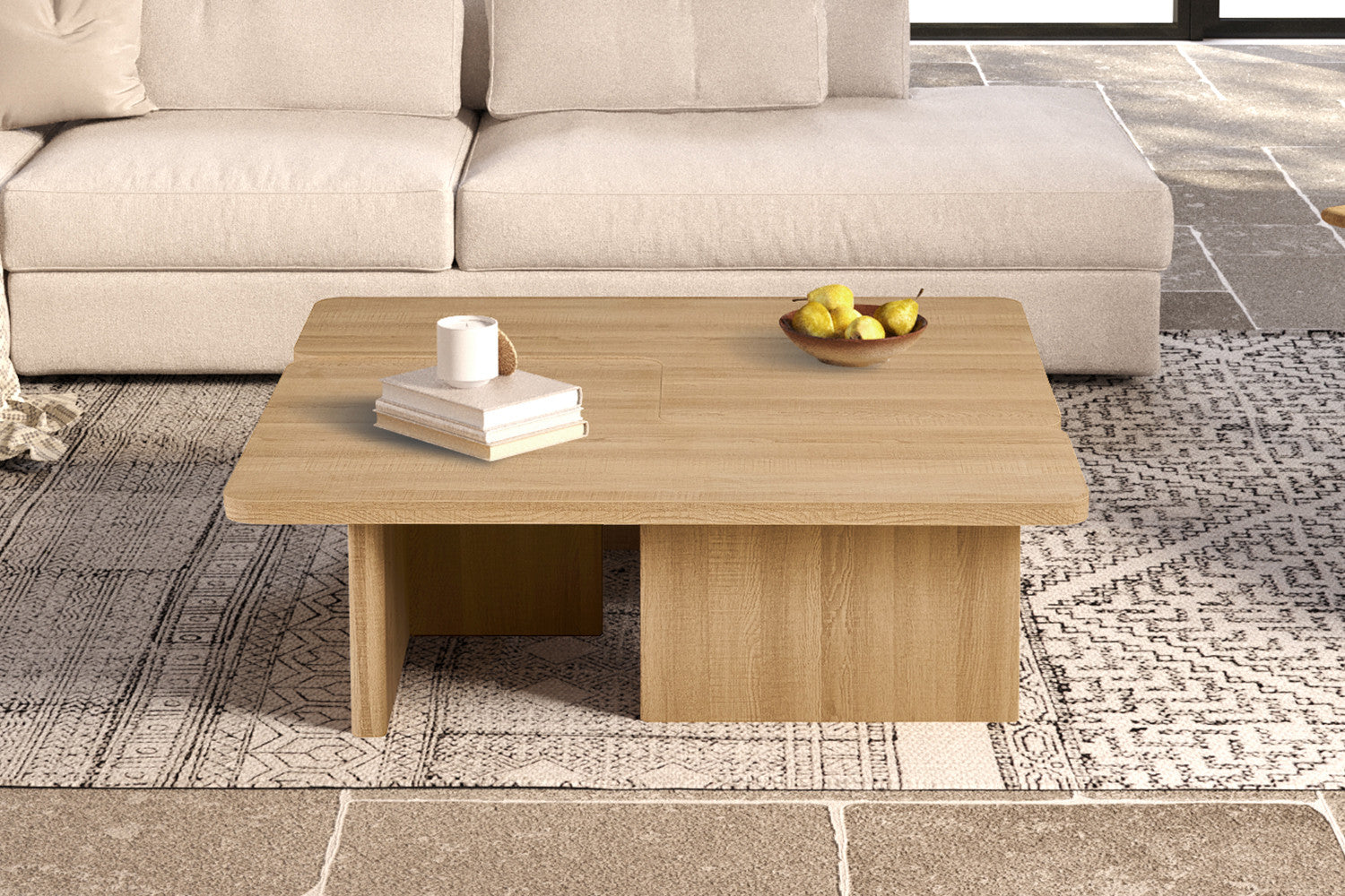 Salontafel 'Arallo' Decor Eik Naturel – Rousseau 3143-5