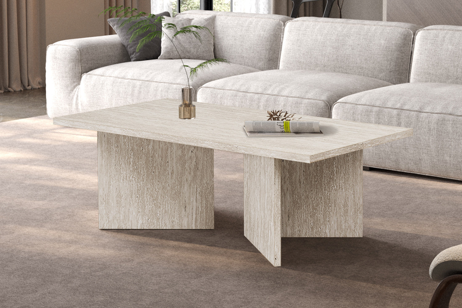 Salontafel Litar Decor Travertin Beige