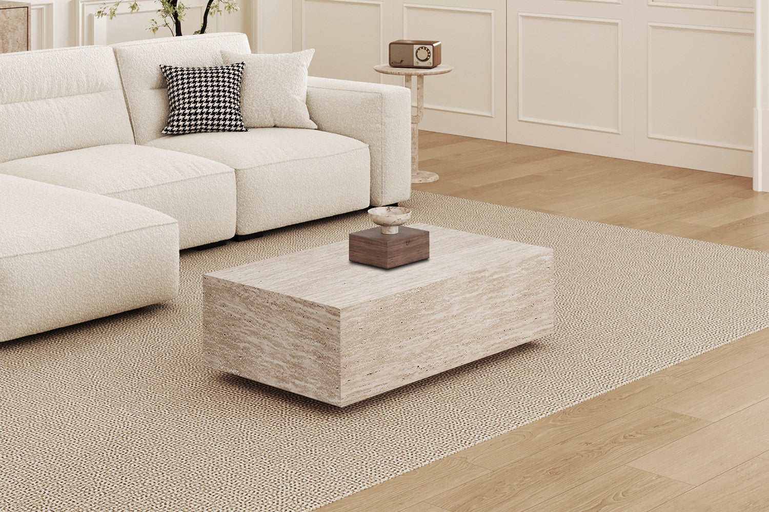 Salontafel 'Jacky' Decor Travertin Beige – Rousseau 3150-3