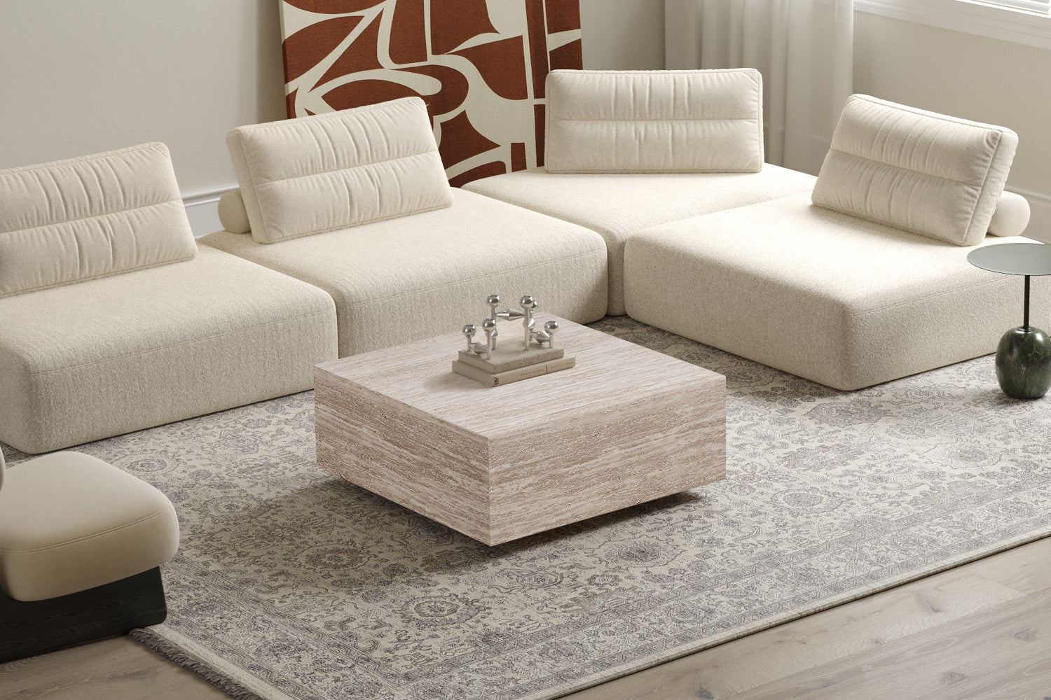 Salontafel Jane Decor Travertin Beige