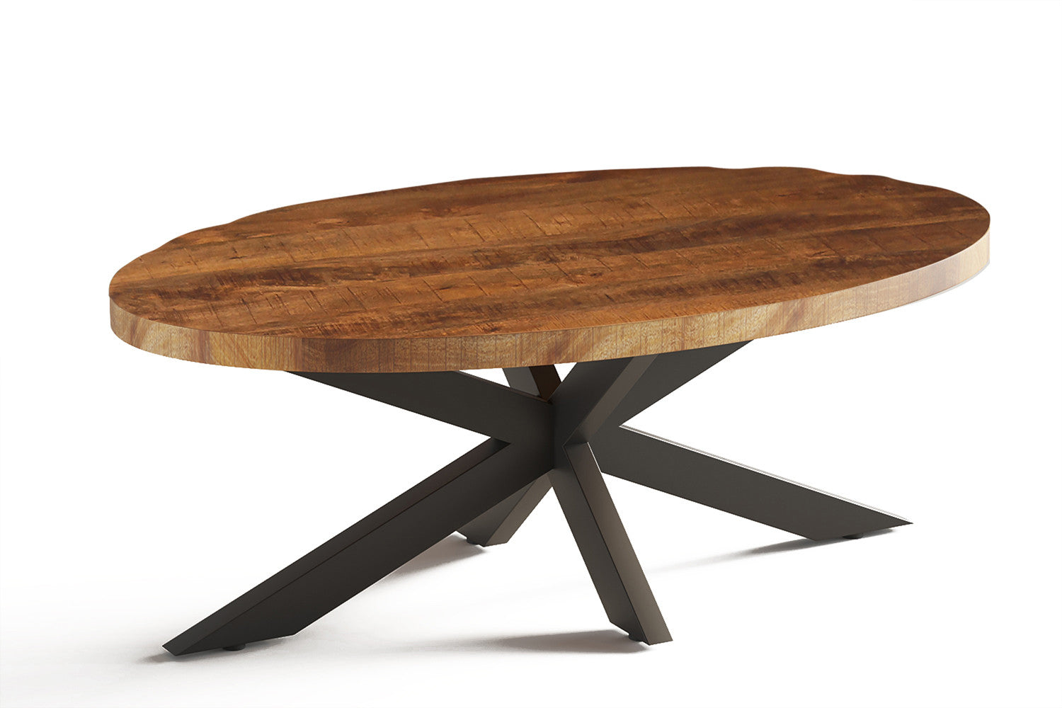 Salontafel 'Madeira' Ovaal Mango hout - afbeelding 2