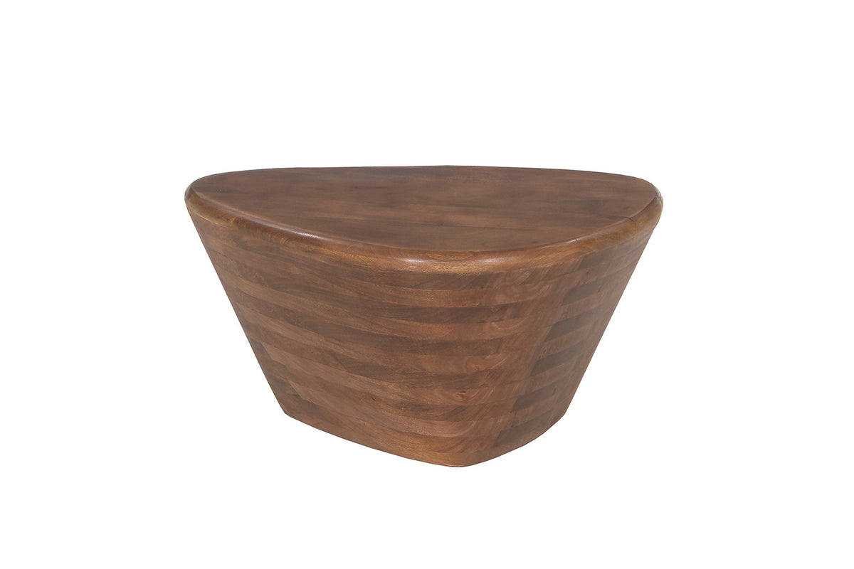 Salontafel Matteo Mango hout Lichtbruin – breedte 70 cm, diepte 53 cm en hoogte 35 cm – aanzicht 3