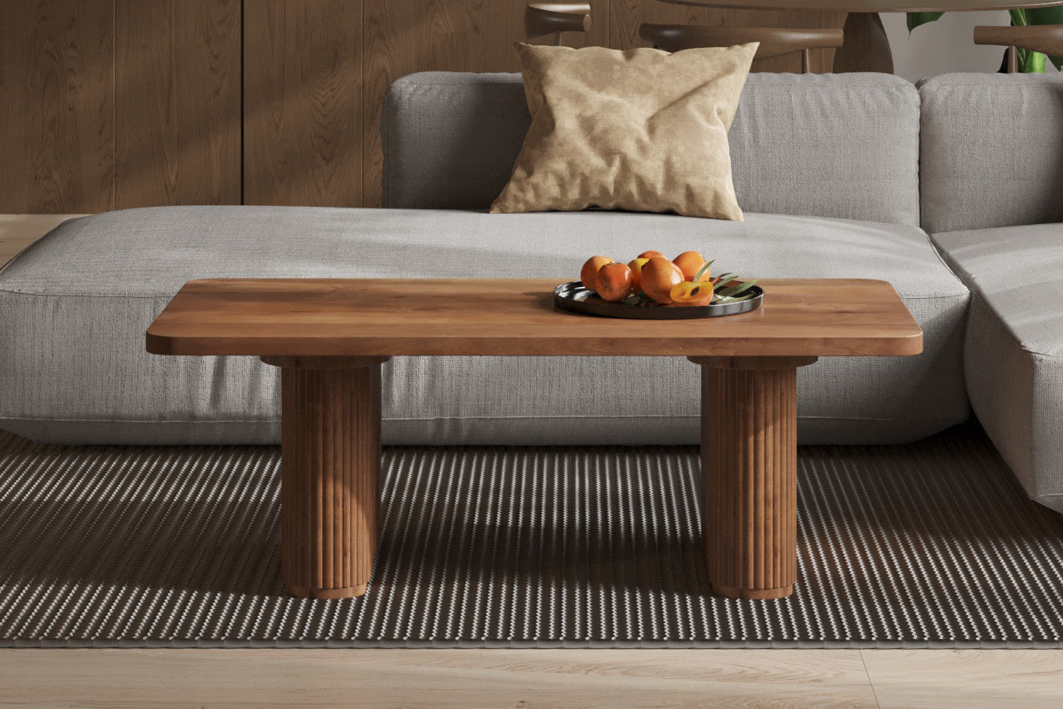 Salontafel 'Jean' Mango hout Lichtbruin – Rousseau 3327-1