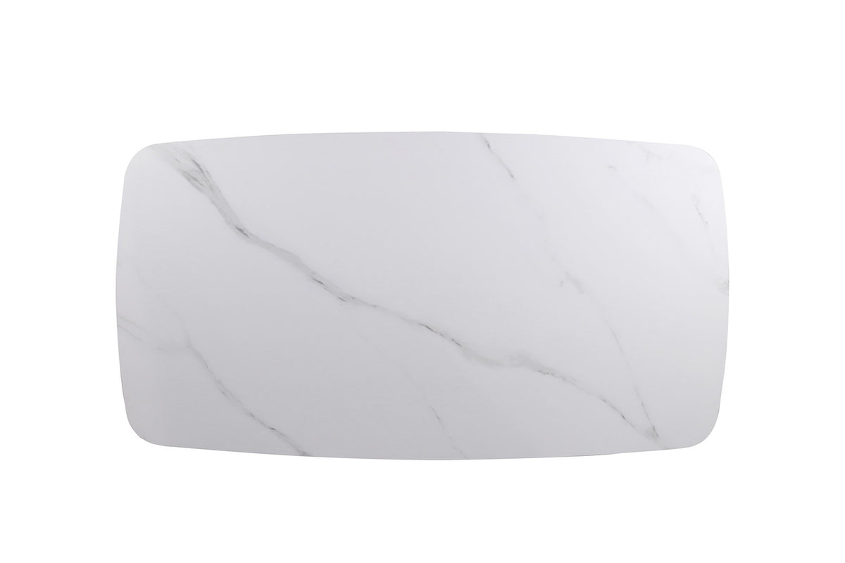 Salontafel Apollo 130 cm Deens Ovaal Steen Wit – breedte 130 cm, diepte 70 cm en hoogte 45 cm – aanzicht 6