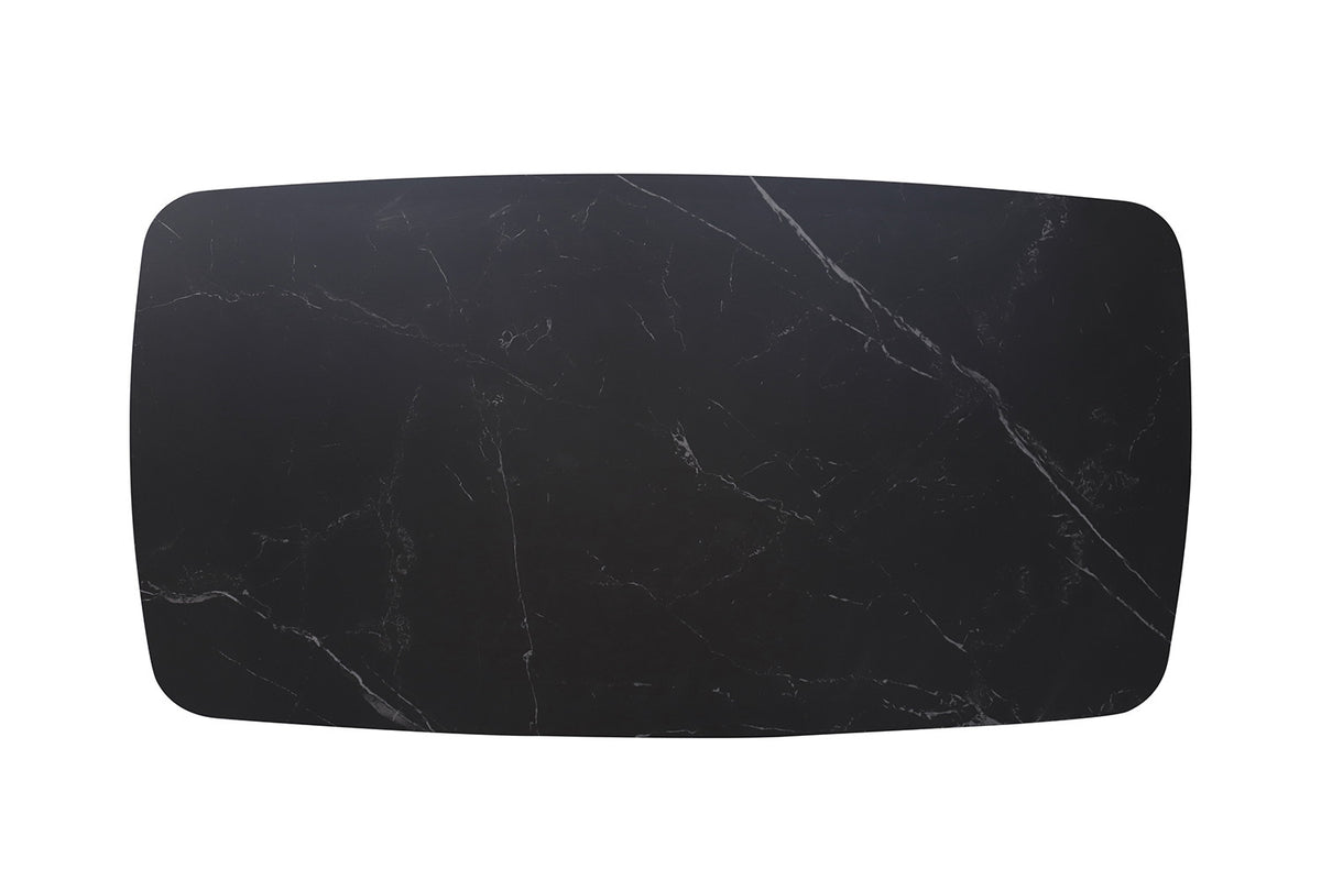 Salontafel Apollo 130 cm Deens Ovaal Steen Zwart – breedte 130 cm, diepte 70 cm en hoogte 45 cm – aanzicht 6