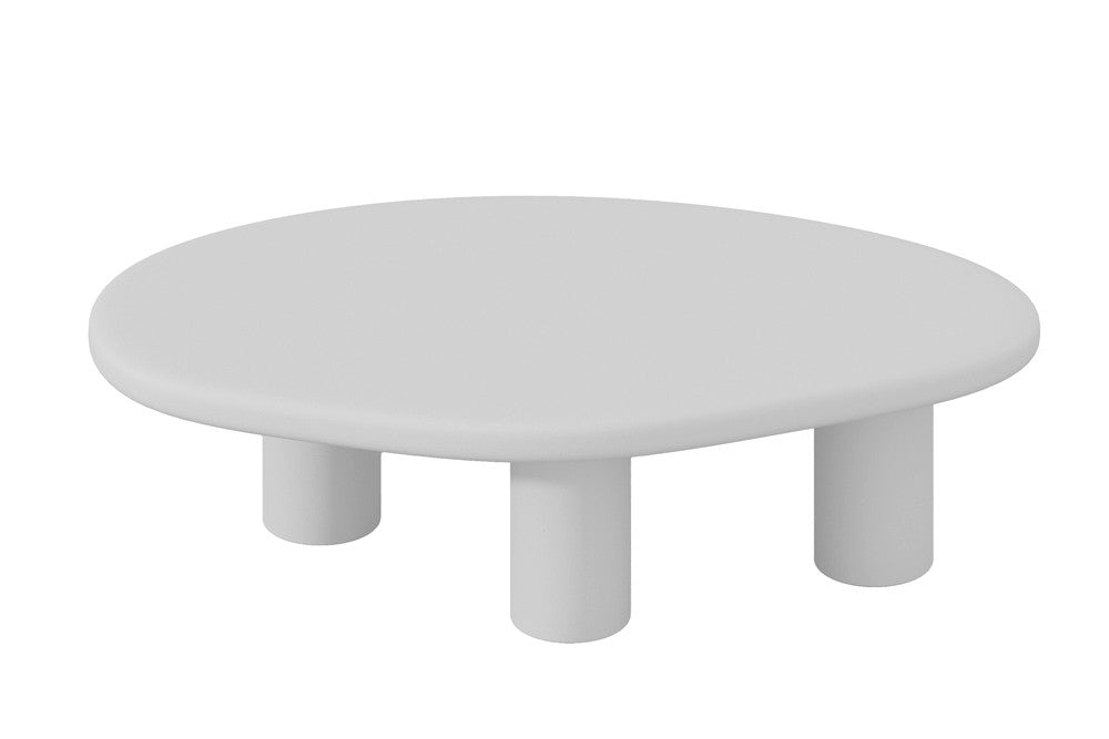 Salontafel Tavira 120 cm Cement Ecru – breedte 120 cm, diepte 70 cm en hoogte 40 cm – aanzicht 4