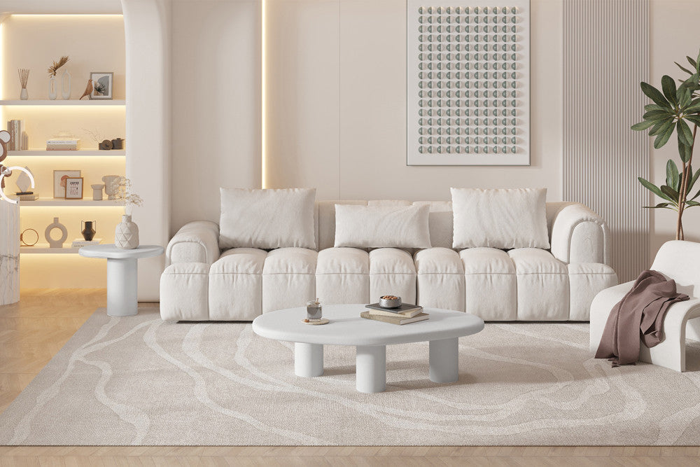 Salontafel Tavira 120 cm Cement Ecru