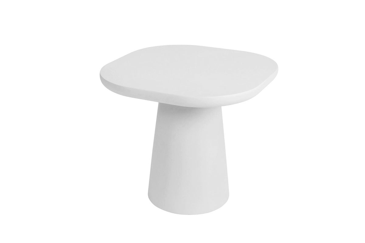 Salontafel Tavira 55 cm Ovaal Cement Ecru – breedte 55 cm, diepte 55 cm en hoogte 50 cm – aanzicht 6