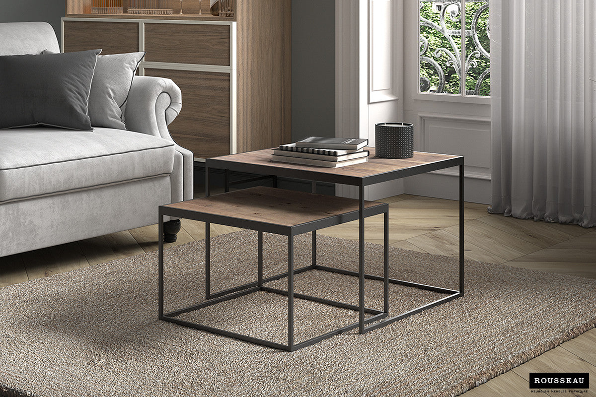 Salontafel Quinn 2-delig Mango hout
