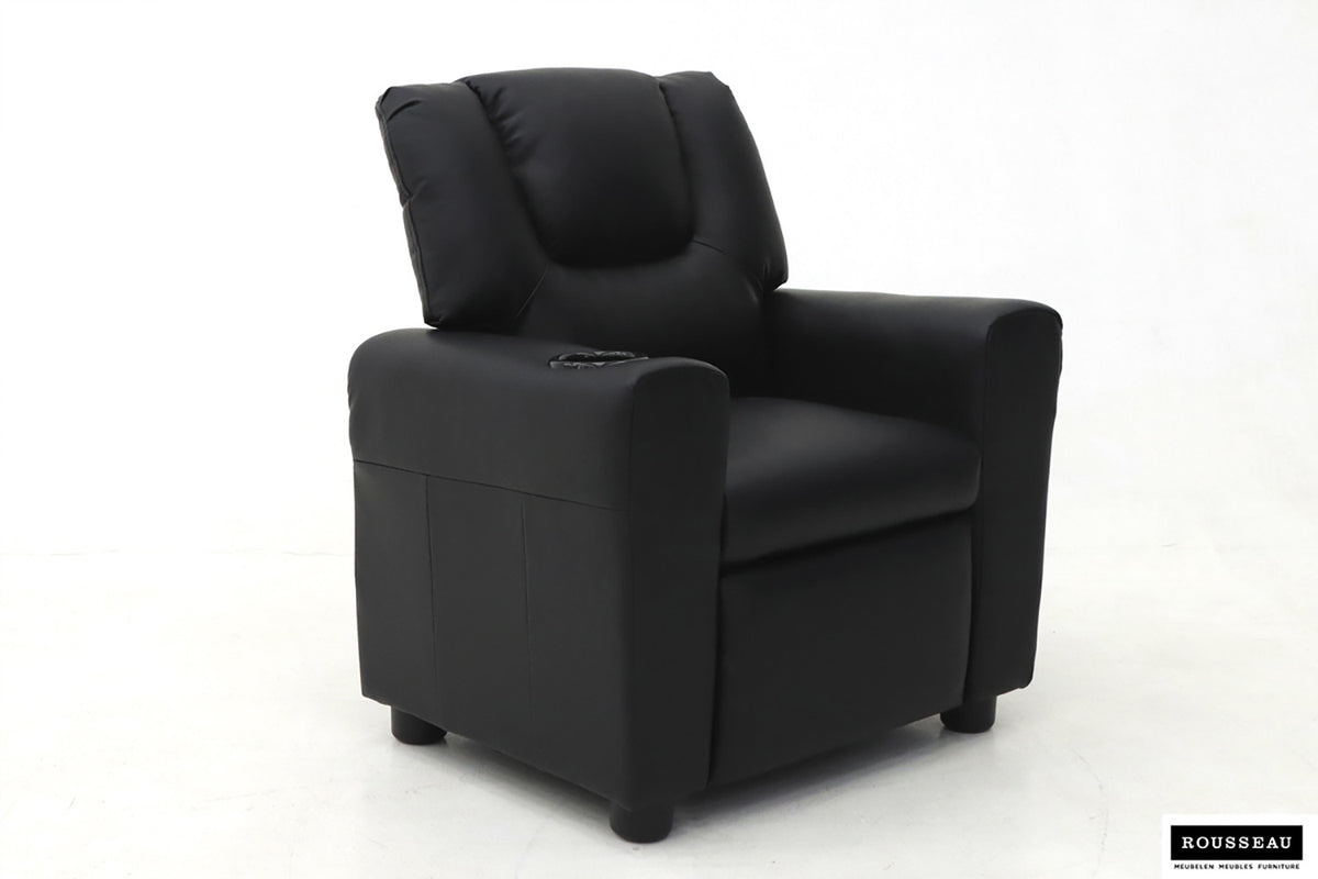 Mini-Relax 'Renée' manueel verstelbaar PU Zwart - afbeelding 2
