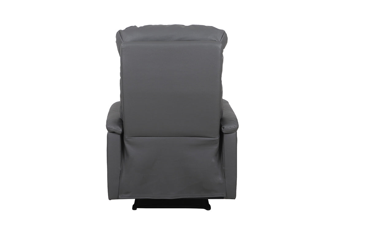 Relax Tokio manueel verstelbaar PU Grijs – breedte 76 cm en diepte 90 cm – aanzicht 3