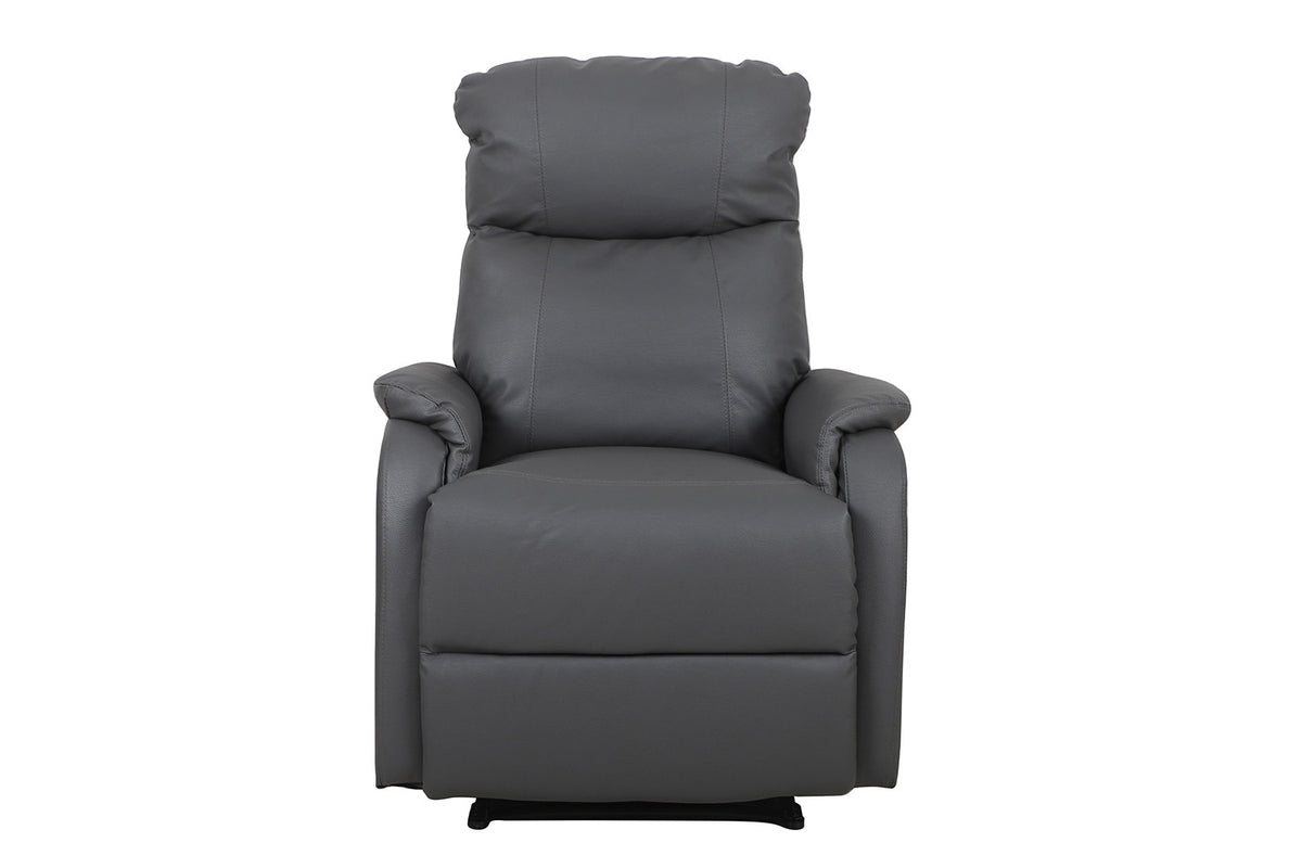 Relax Tokio manueel verstelbaar PU Grijs – breedte 76 cm en diepte 90 cm – aanzicht 6