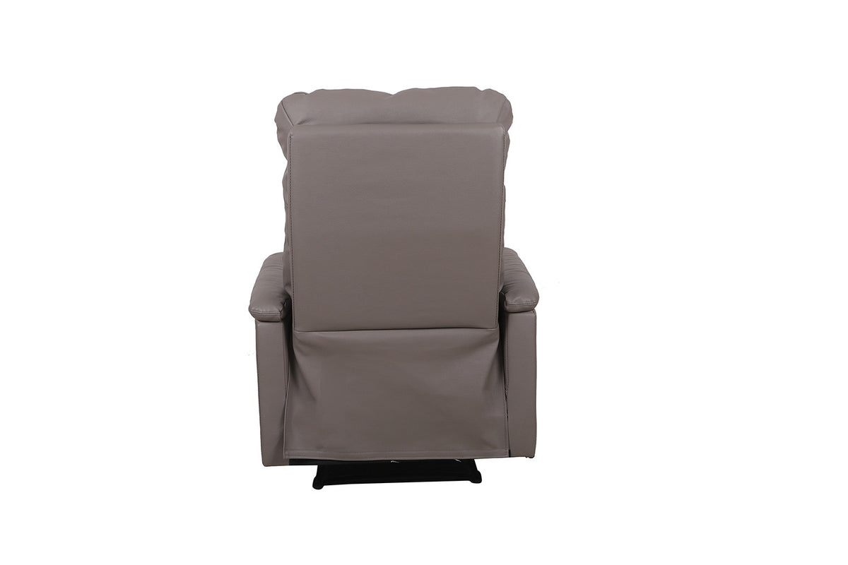 Relax Tokio manueel verstelbaar PU Taupe – breedte 76 cm en diepte 90 cm – aanzicht 3