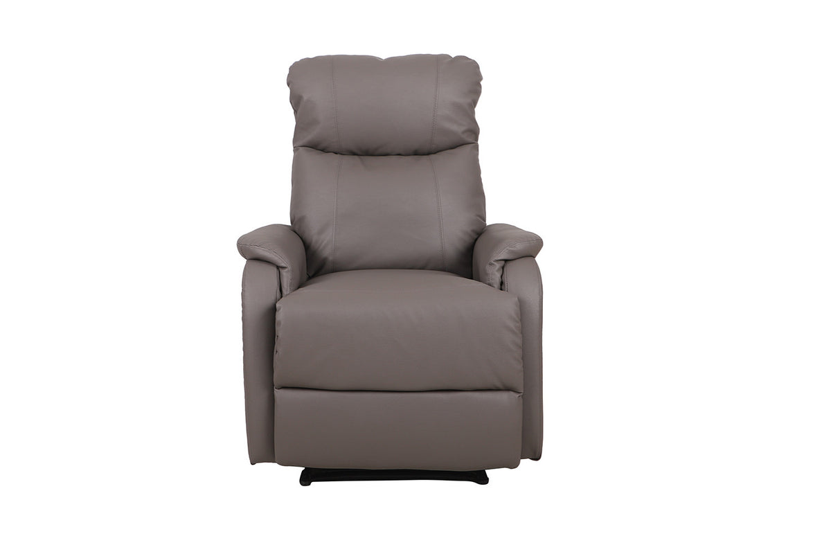 Relax Tokio manueel verstelbaar PU Taupe – breedte 76 cm en diepte 90 cm – aanzicht 6