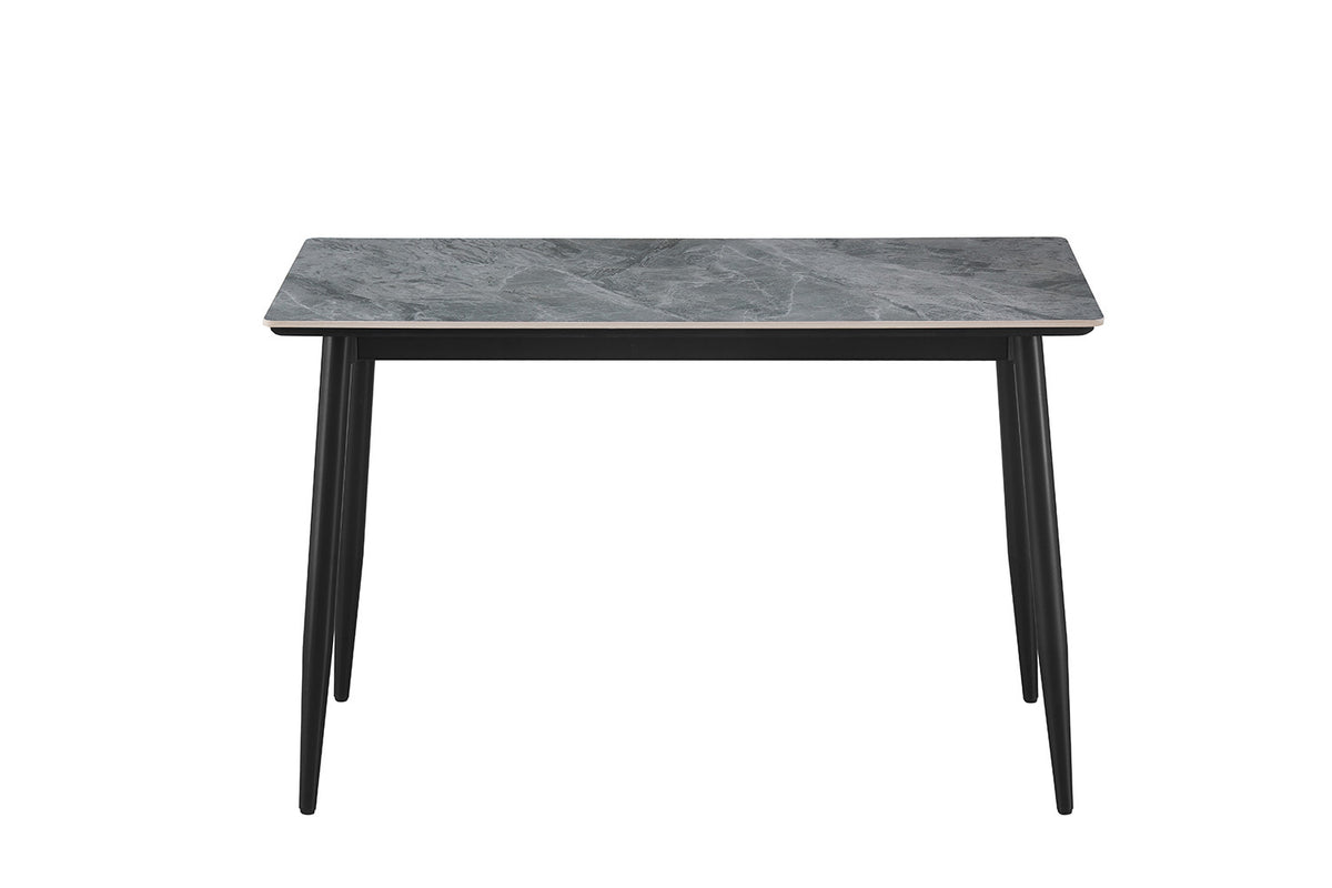 Tafel Kenzo 120 cm Rechthoekig Steen Grijs – breedte 120 cm, diepte 70 cm en hoogte 75 cm – aanzicht 6