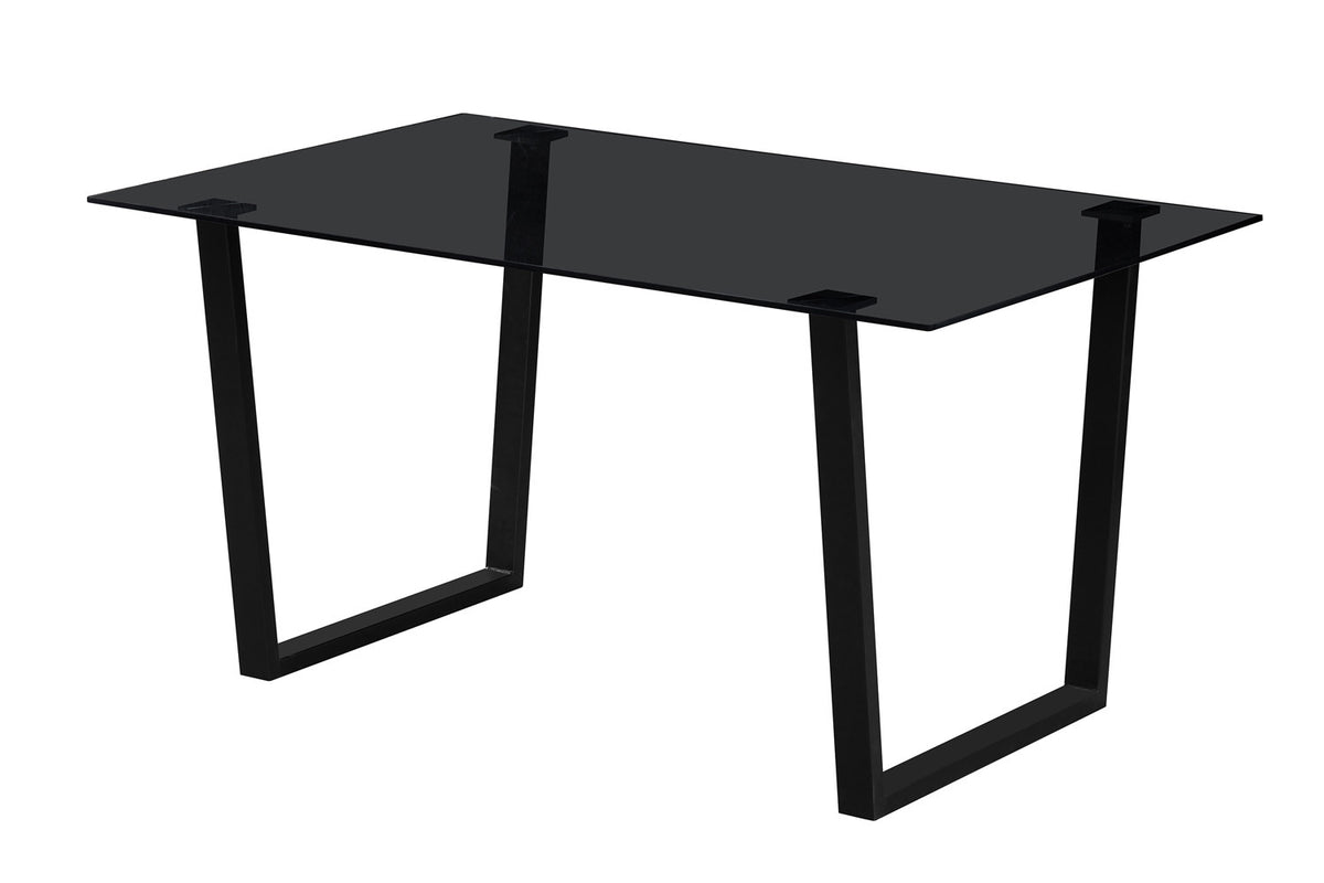 Tafel Boaz 150 cm Rechthoekig Glas – breedte 150 cm, diepte 90 cm en hoogte 75 cm – aanzicht 5