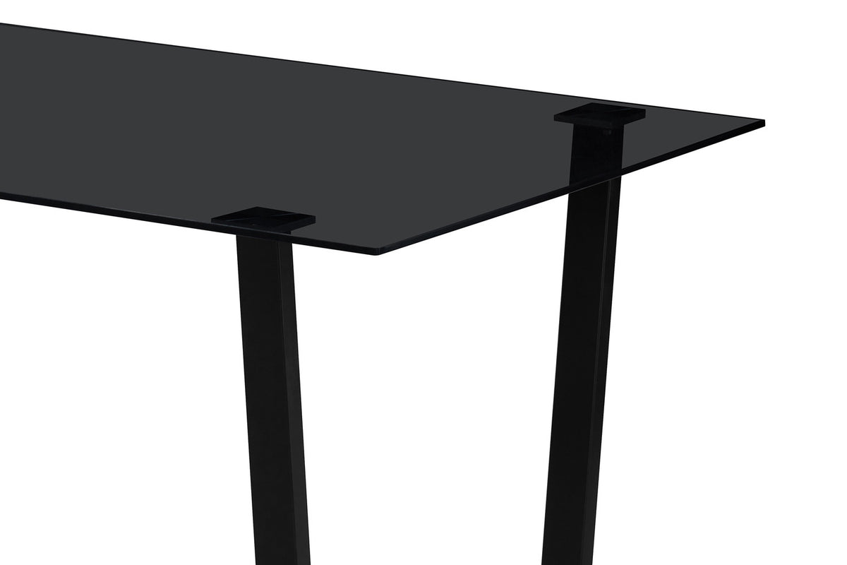 Tafel Boaz 150 cm Rechthoekig Glas – breedte 150 cm, diepte 90 cm en hoogte 75 cm – aanzicht 6
