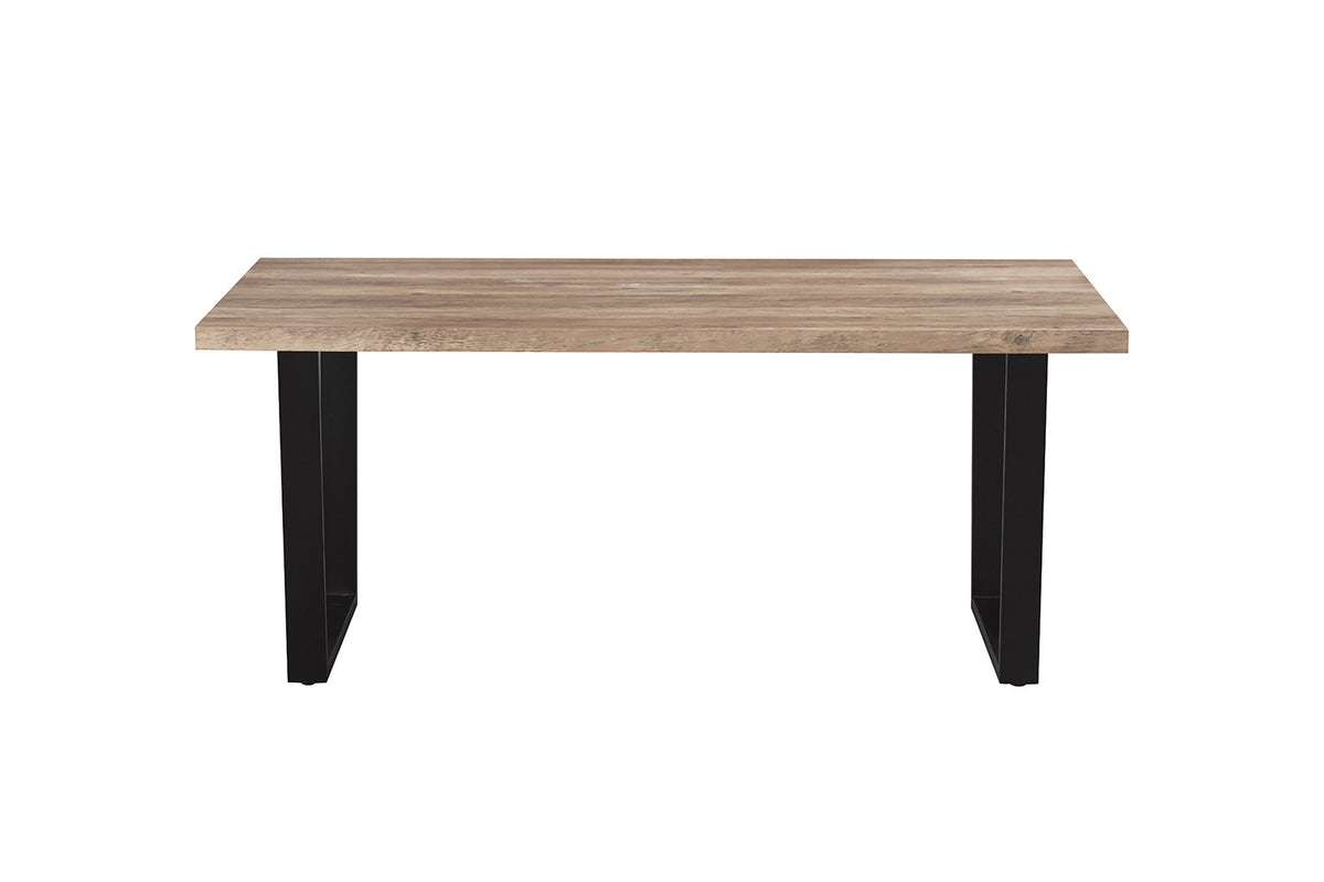 Tafel Armin 180 cm Decor Mango – breedte 180 cm, diepte 90 cm en hoogte 75 cm – aanzicht 4