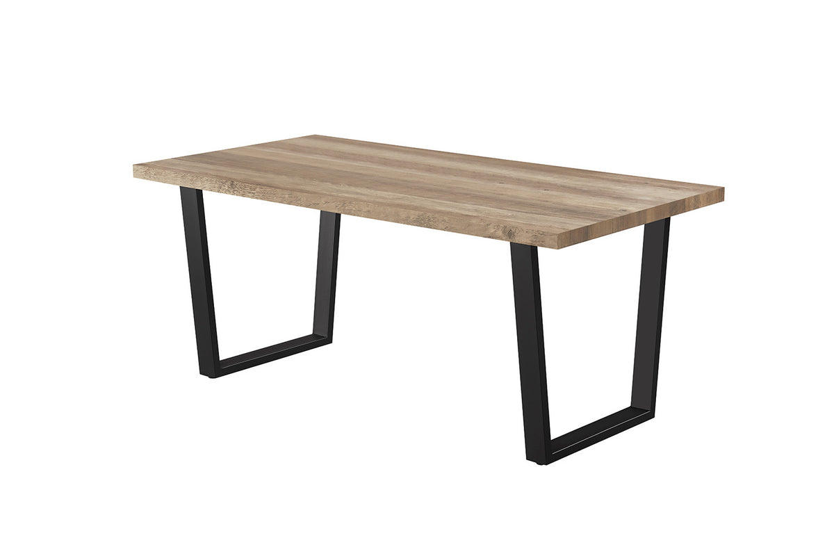 Tafel Armin 180 cm Decor Mango – breedte 180 cm, diepte 90 cm en hoogte 75 cm – aanzicht 5