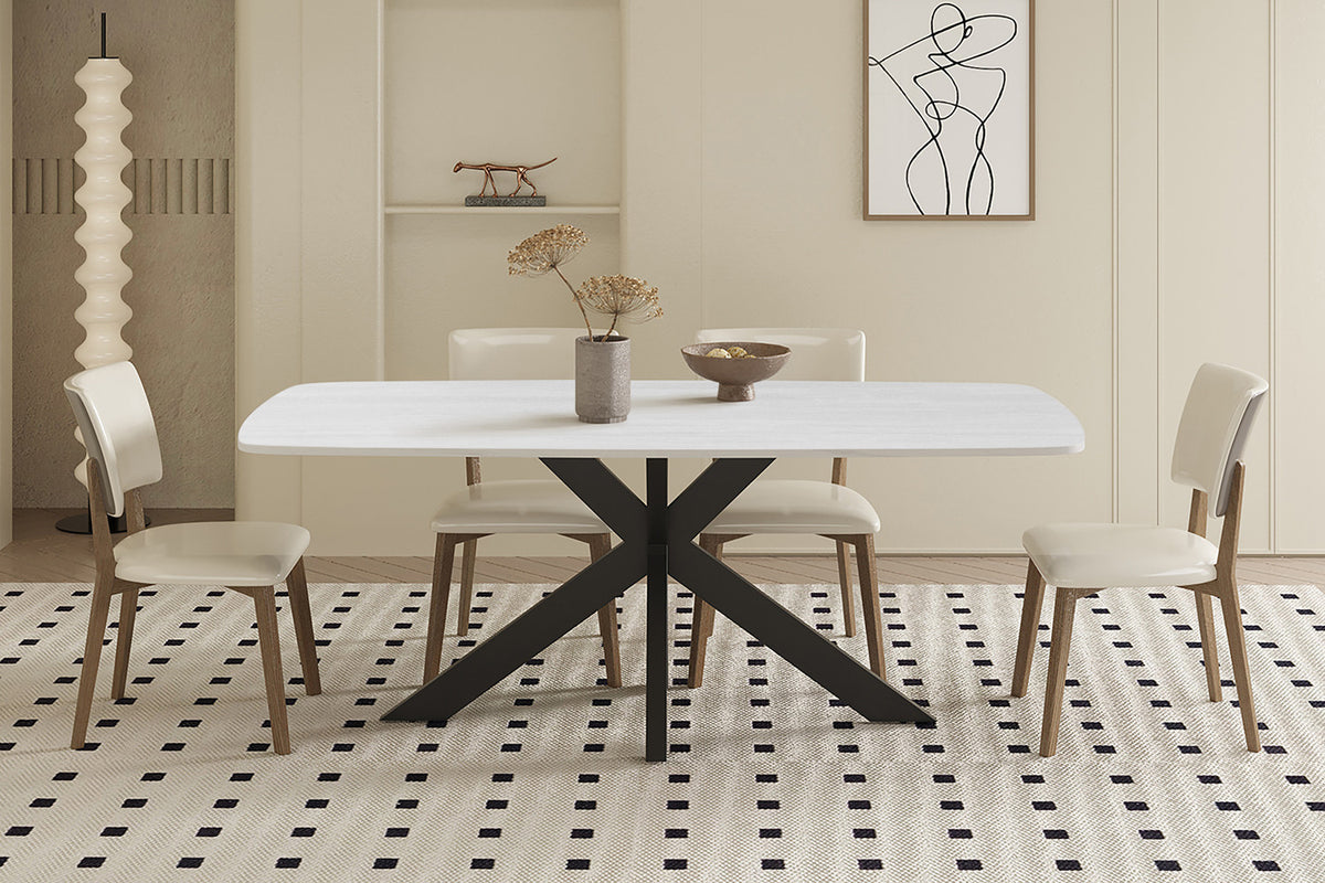 Tafel 'Apollo' 180 cm Deens Ovaal Steen Baroque Grijs - afbeelding 2