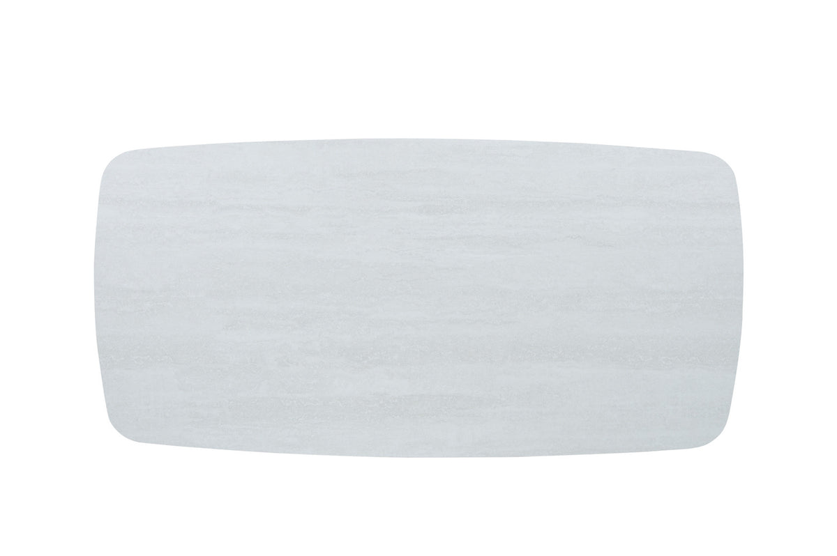 Tafel Apollo 180 cm Deens Ovaal Steen Baroque Grijs – breedte 180 cm, diepte 90 cm en hoogte 76 cm – aanzicht 5