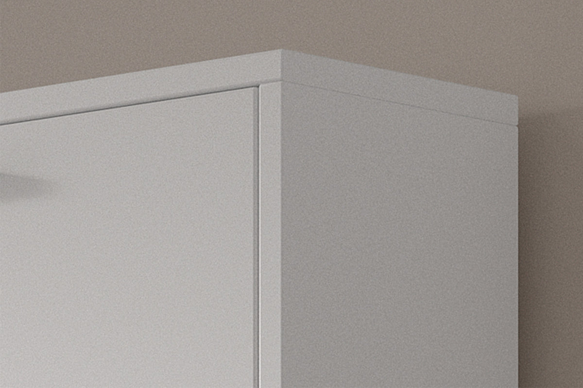 Schoenenkast Carini 4 laden Wit – breedte 63 cm, diepte 23 cm en hoogte 155 cm – aanzicht 2
