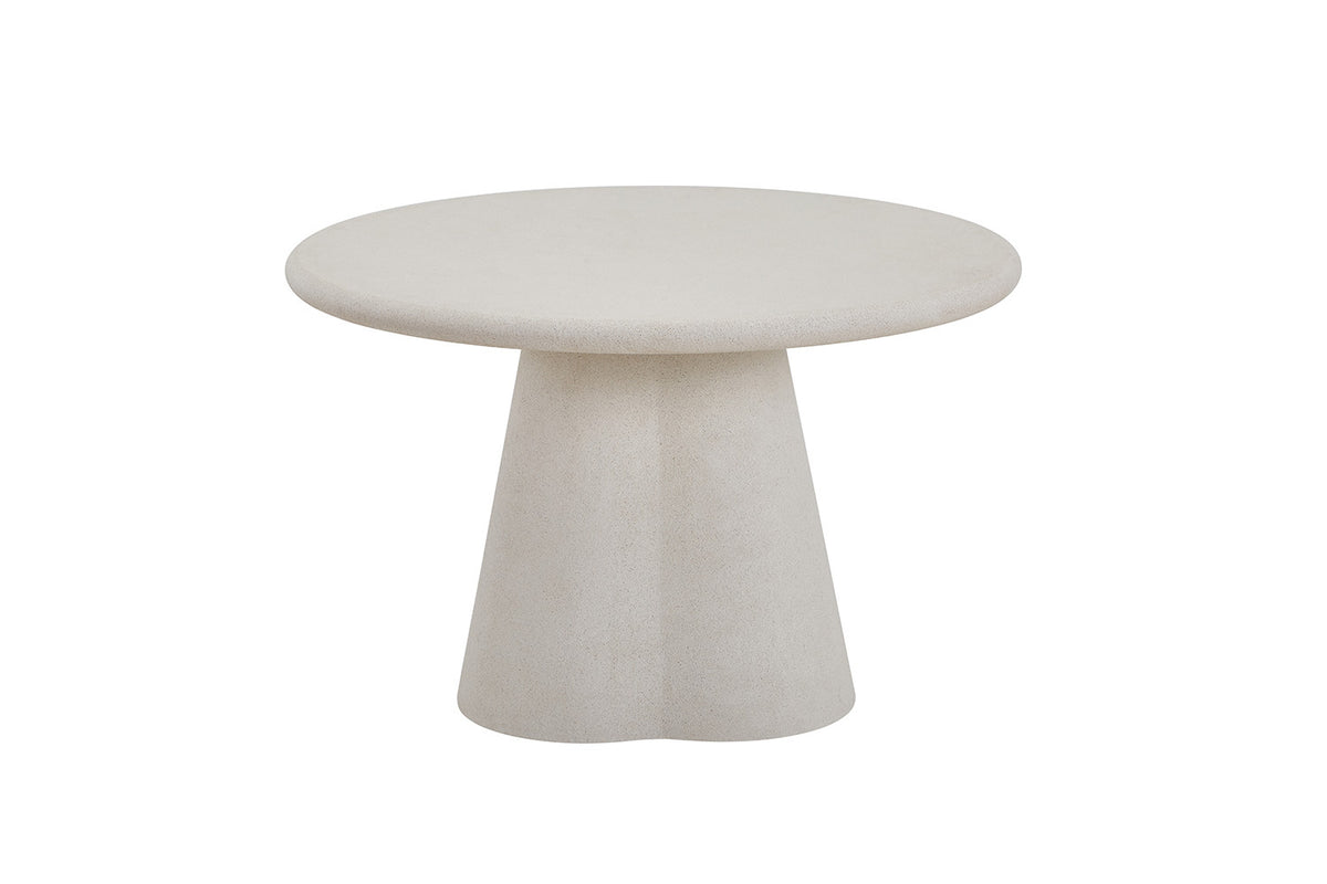 Tafel Faro 120 cm Rond Cement – breedte 120 cm, diepte 120 cm en hoogte 76 cm – aanzicht 4