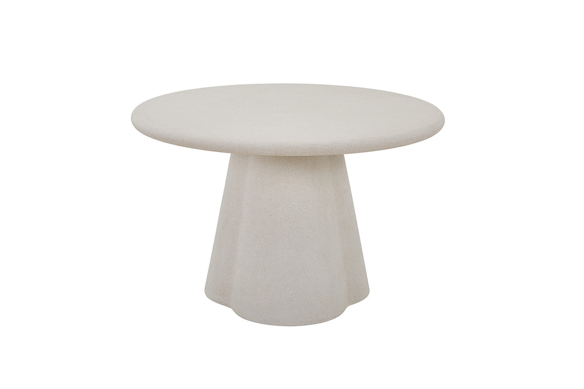 Tafel Faro 120 cm Rond Cement – breedte 120 cm, diepte 120 cm en hoogte 76 cm – aanzicht 5