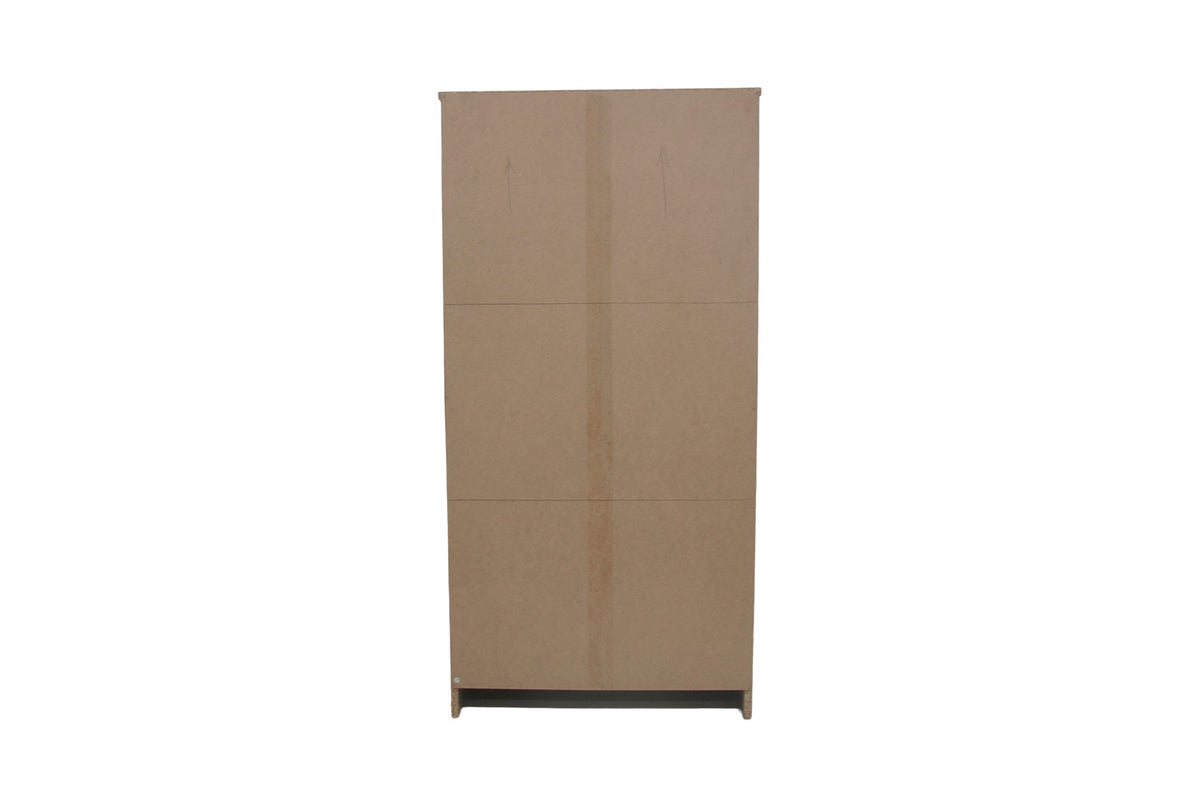 Schoenenkast Mex Spiegel 3 laden Decor Sonoma – breedte 60.5 cm, diepte 23.5 cm en hoogte 123 cm – aanzicht 6
