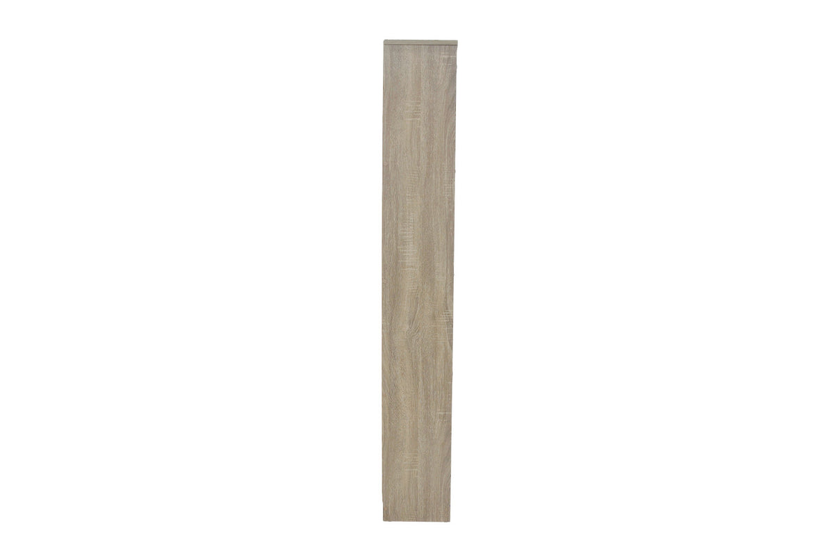 Schoenenkast Mex Spiegel 4 laden Decor Sonoma – breedte 60.5 cm, diepte 23.5 cm en hoogte 161 cm – aanzicht 5