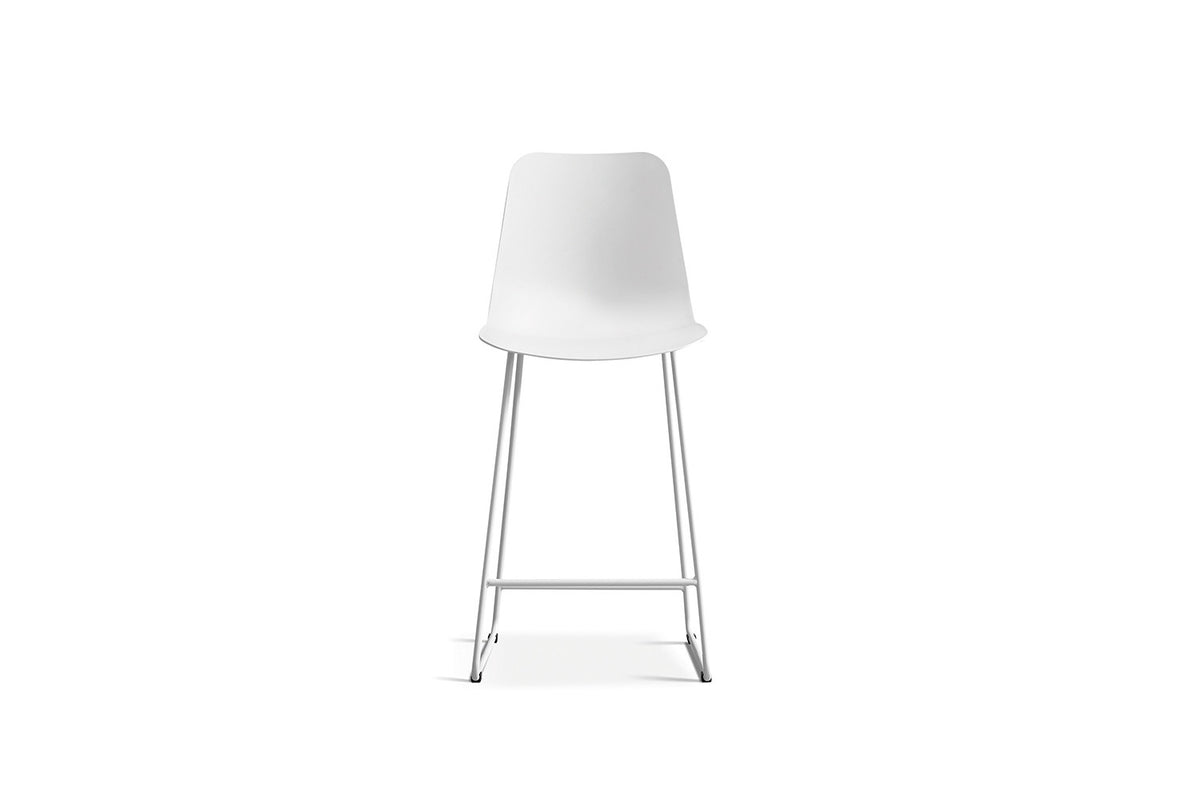Counterstoel Marie PP Wit – breedte 51 cm, diepte 44 cm en hoogte 100.5 cm – aanzicht 4