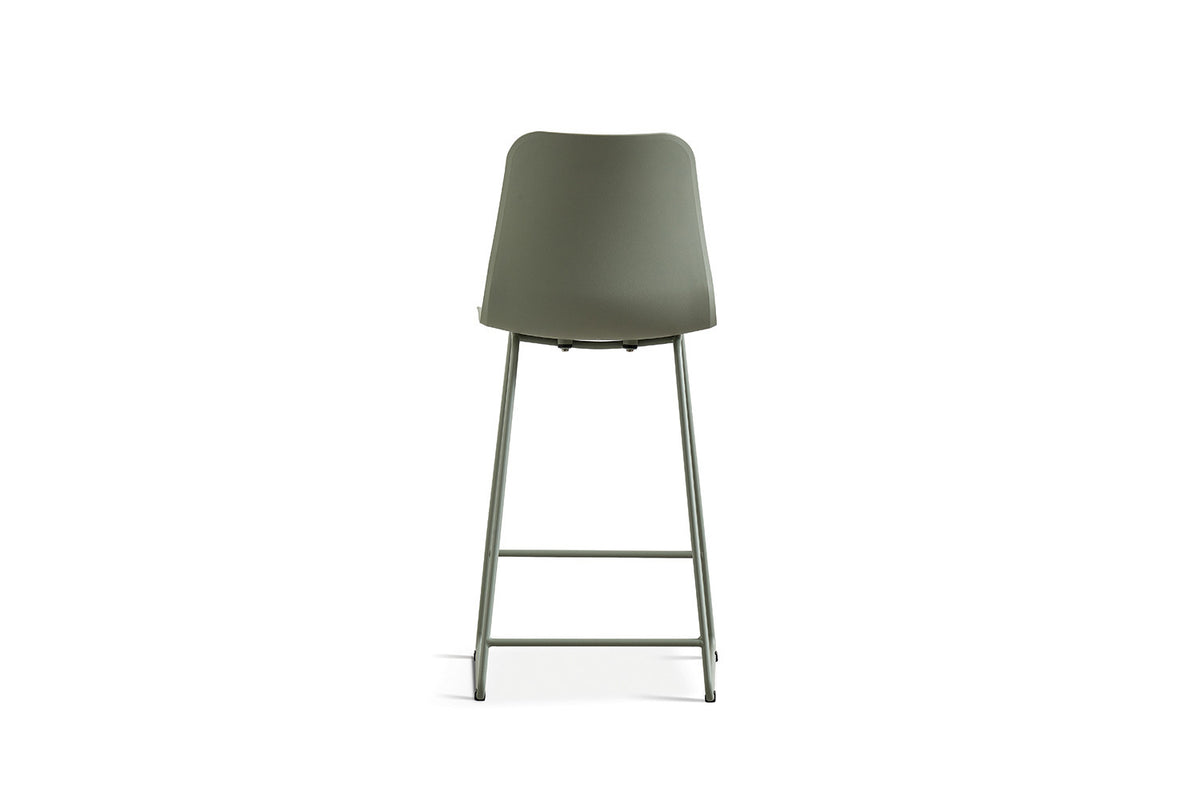 Counterstoel Marie PP Grijs-groen – breedte 51 cm, diepte 44 cm en hoogte 100.5 cm – aanzicht 6