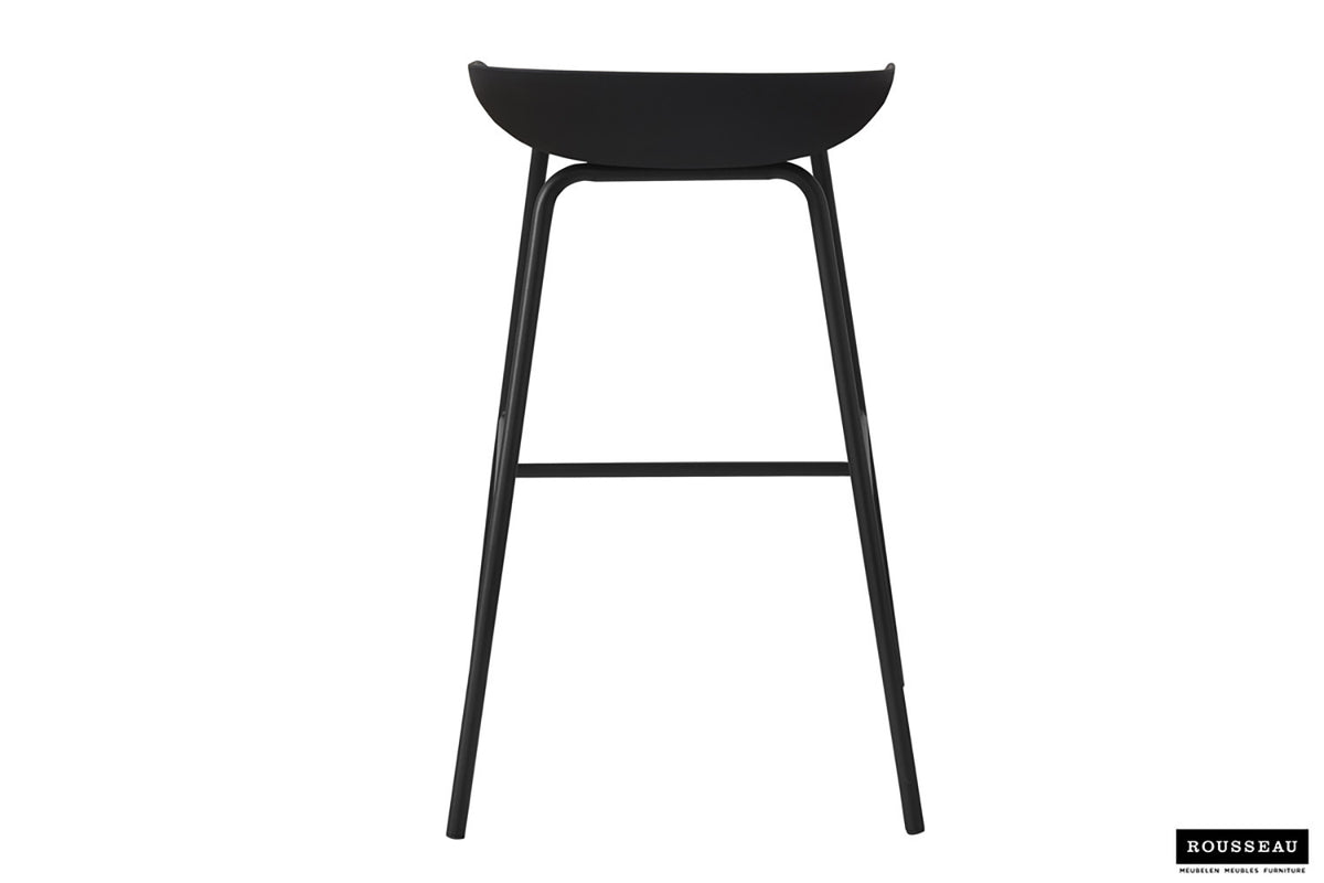 Counterstoel Anna PP Zwart – breedte 42.5 cm, diepte 46 cm en hoogte 75 cm – aanzicht 3