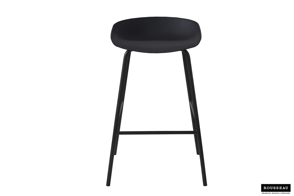 Counterstoel Anna PP Zwart – breedte 42.5 cm, diepte 46 cm en hoogte 75 cm – aanzicht 5