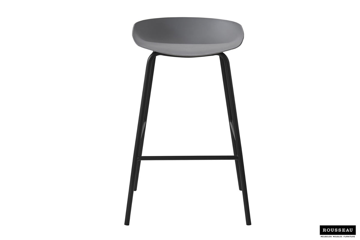 Counterstoel Anna PP Grijs – breedte 42.5 cm, diepte 46 cm en hoogte 75 cm – aanzicht 3