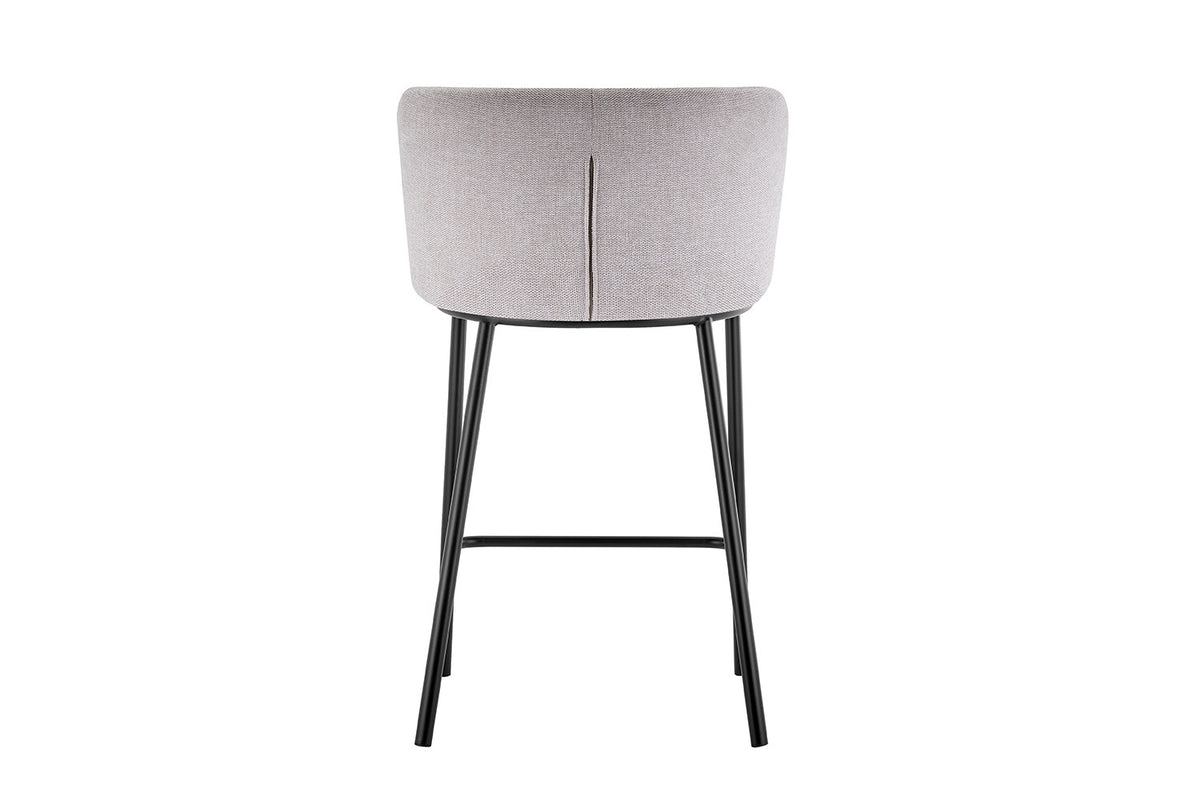 Counterstoel Arthur Stof Beige – breedte 53 cm, diepte 50.5 cm en hoogte 88.5 cm – aanzicht 6