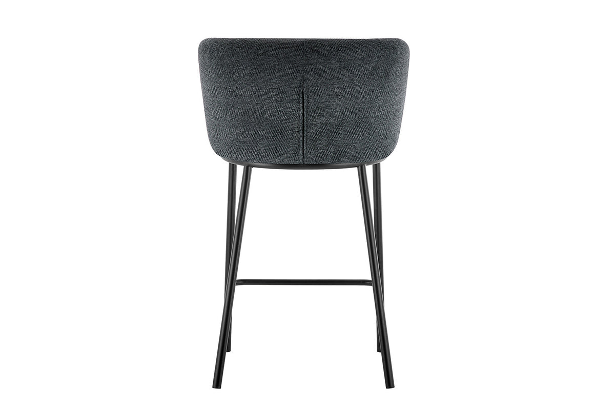 Counterstoel Arthur Stof Donkergrijs – breedte 53 cm, diepte 50.5 cm en hoogte 88.5 cm – aanzicht 6
