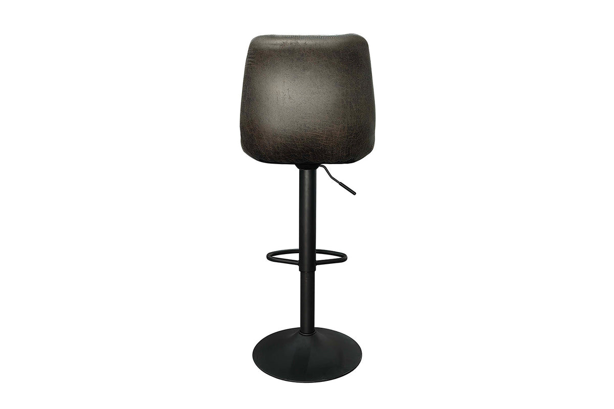 Barstoel Barcelona PU Donkerbruin – breedte 43 cm, diepte 50 cm en hoogte 89-110 cm – aanzicht 5
